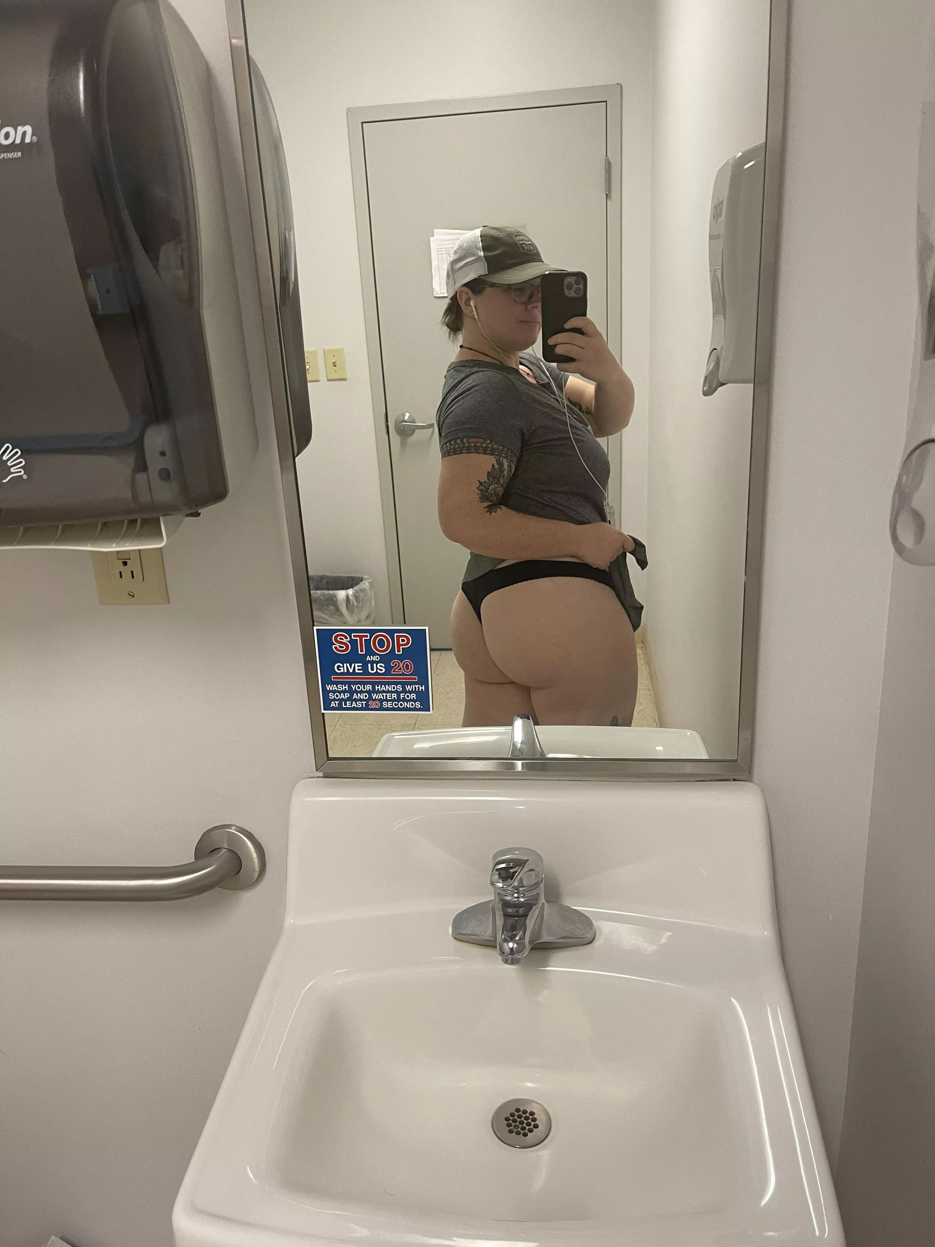 Showing my ass at work today.. literally.