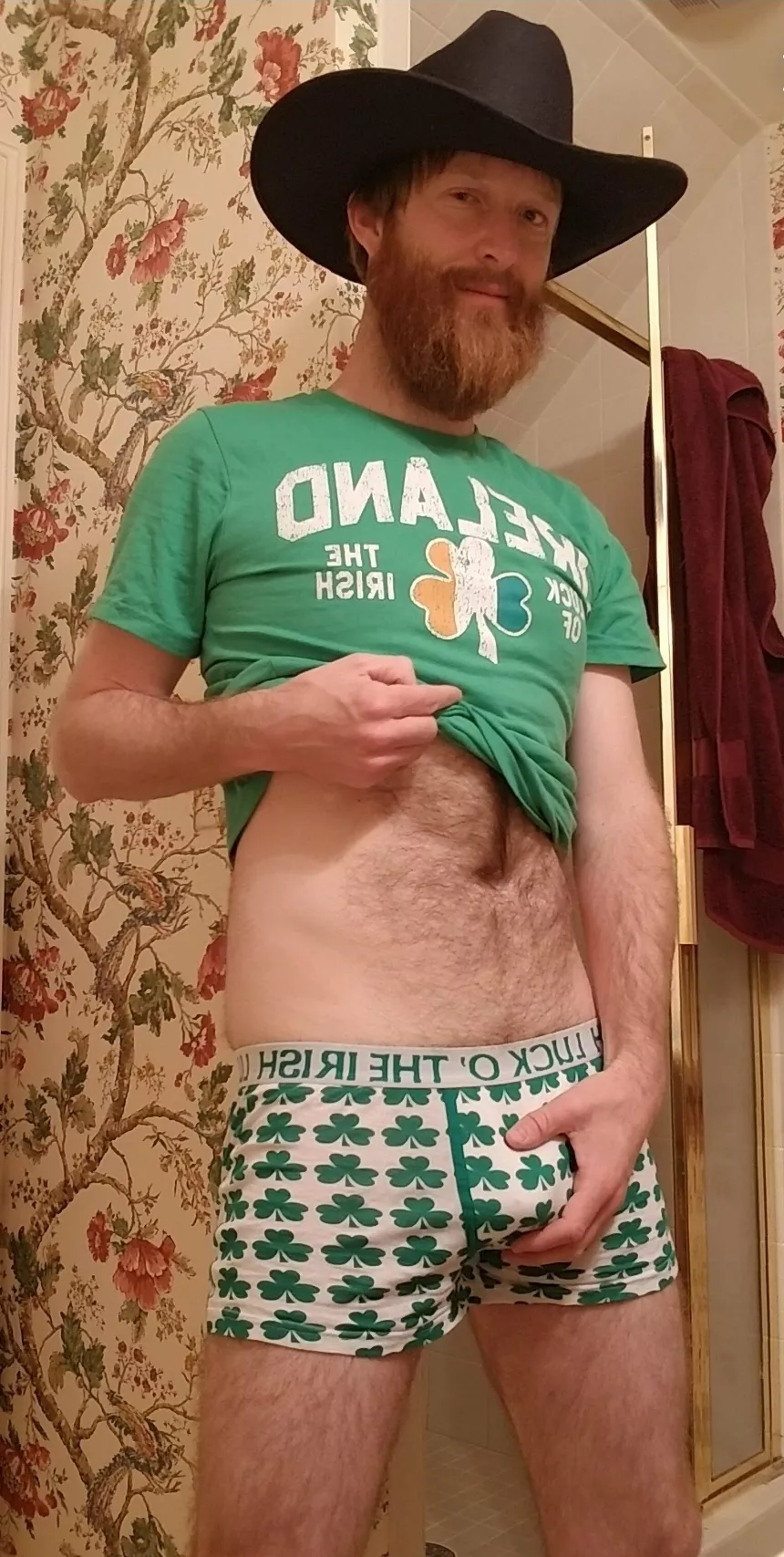 showing off my irish roots!