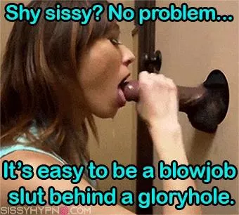 Shy sissies love it !!