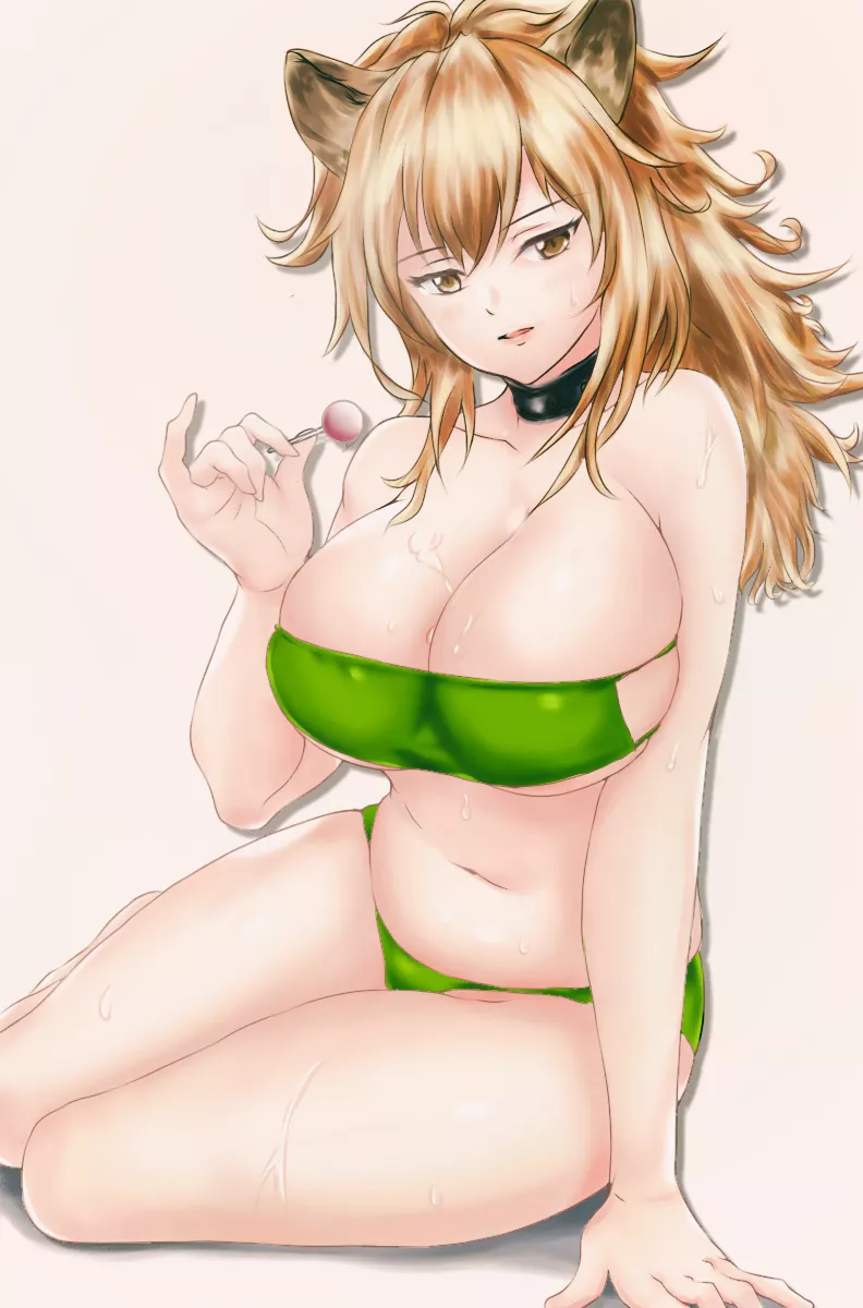 Siege Green Bikini ( Caro) [Arknghts]