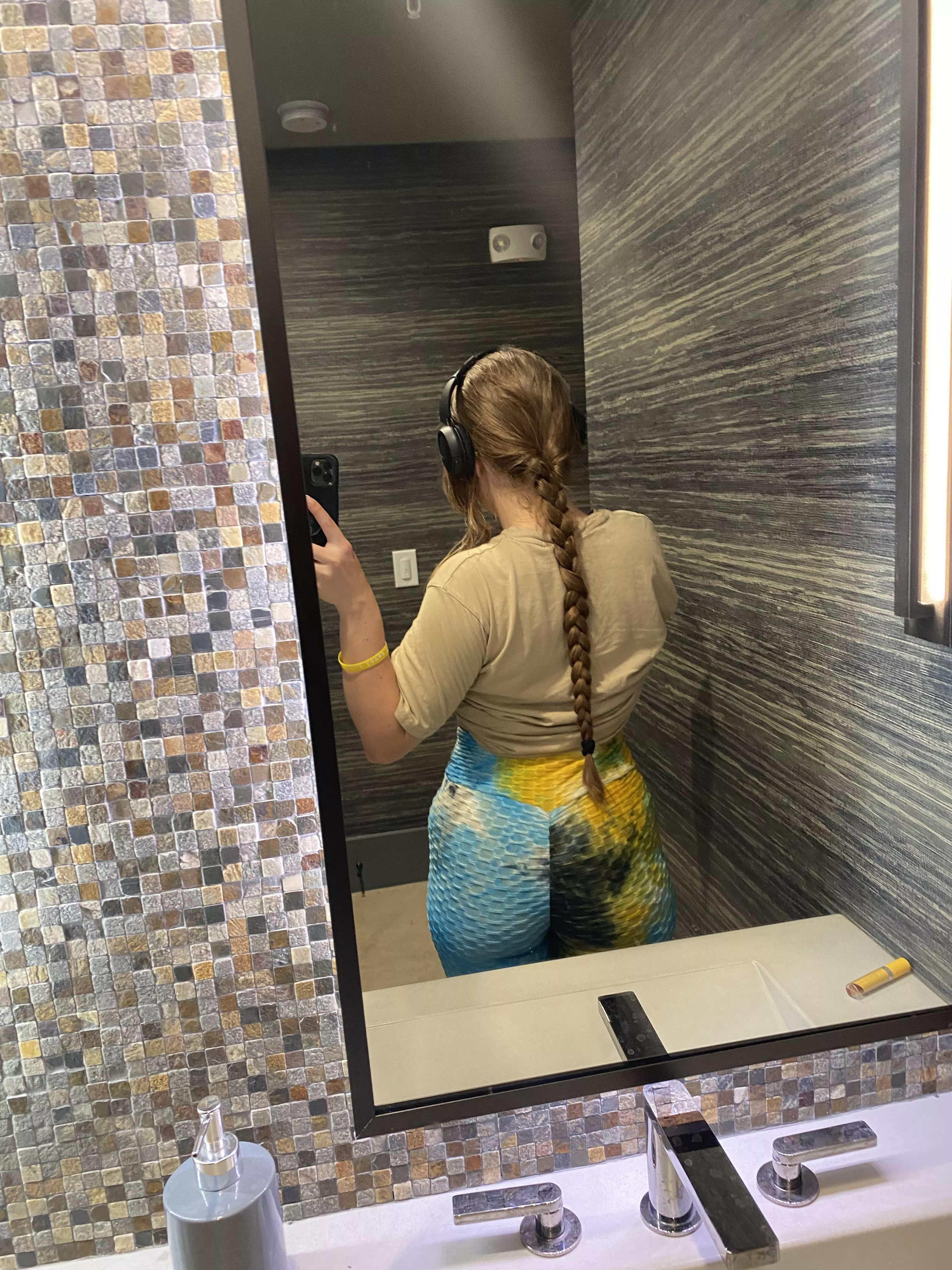 Single braid down the back pre-gym [altgirl] [oc]