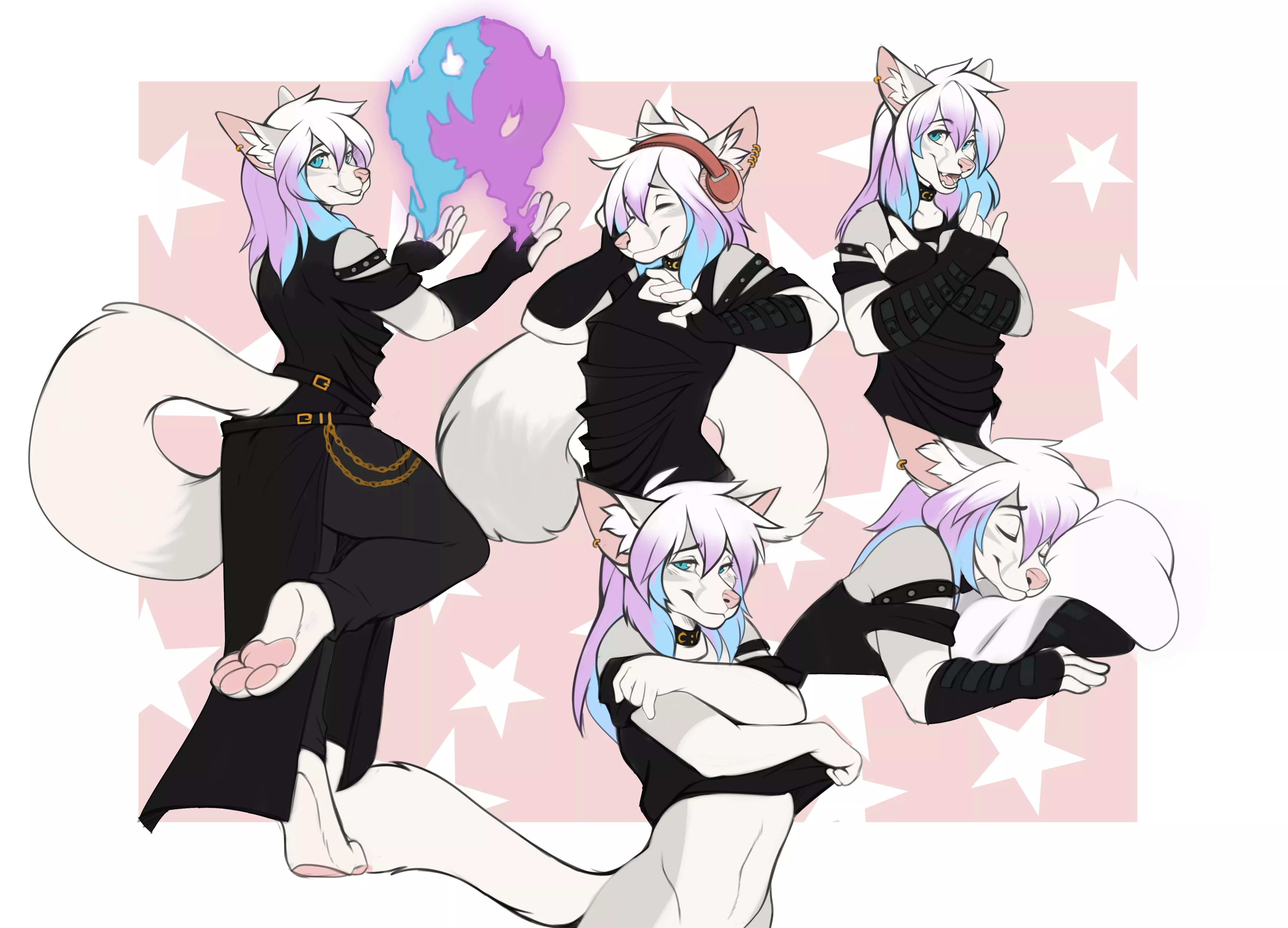 Sketch Page for Mykiro (Art by me @Morning_Mocha)