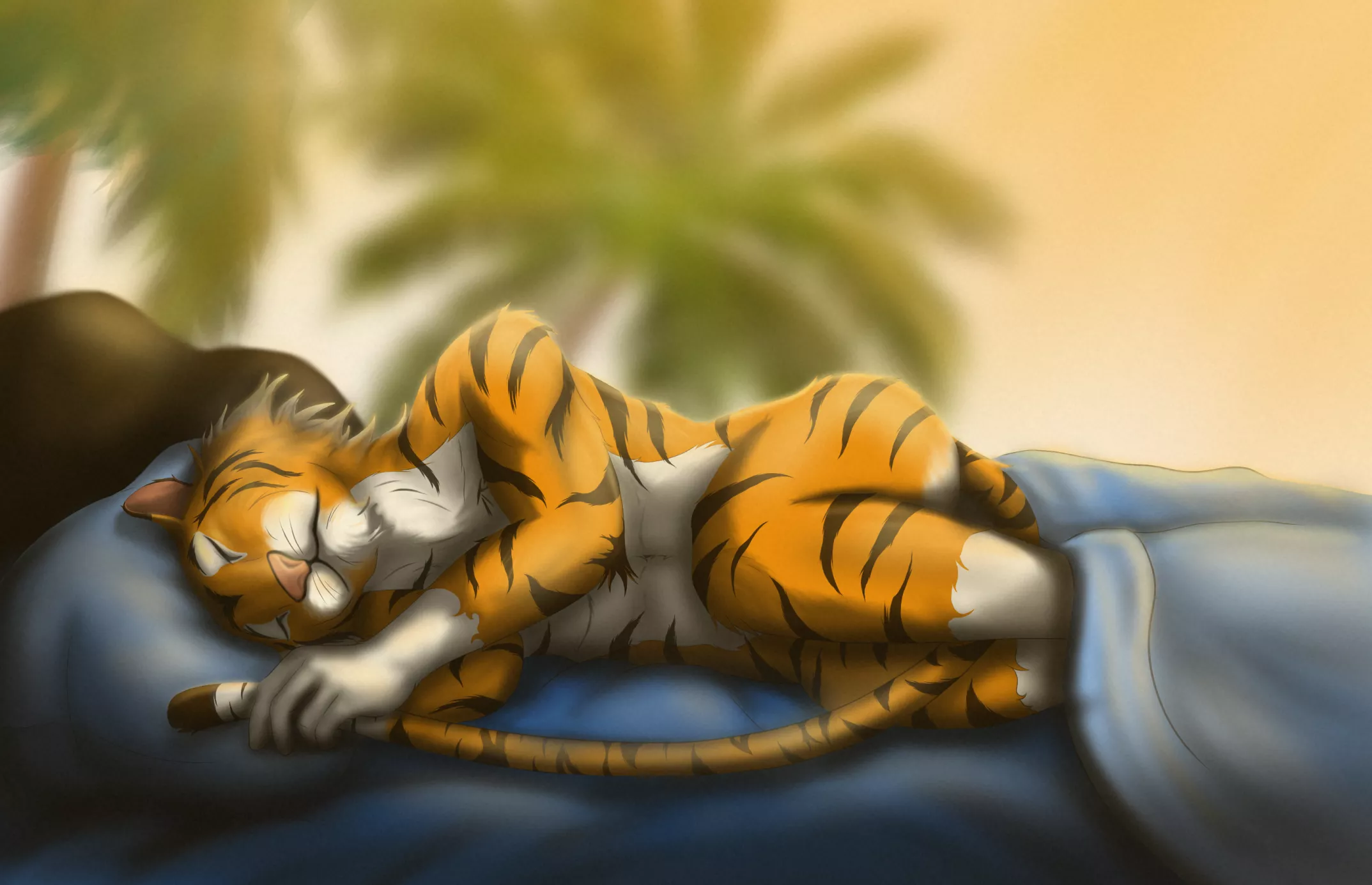 Sleeping Tiger, something something... (Art by Me)