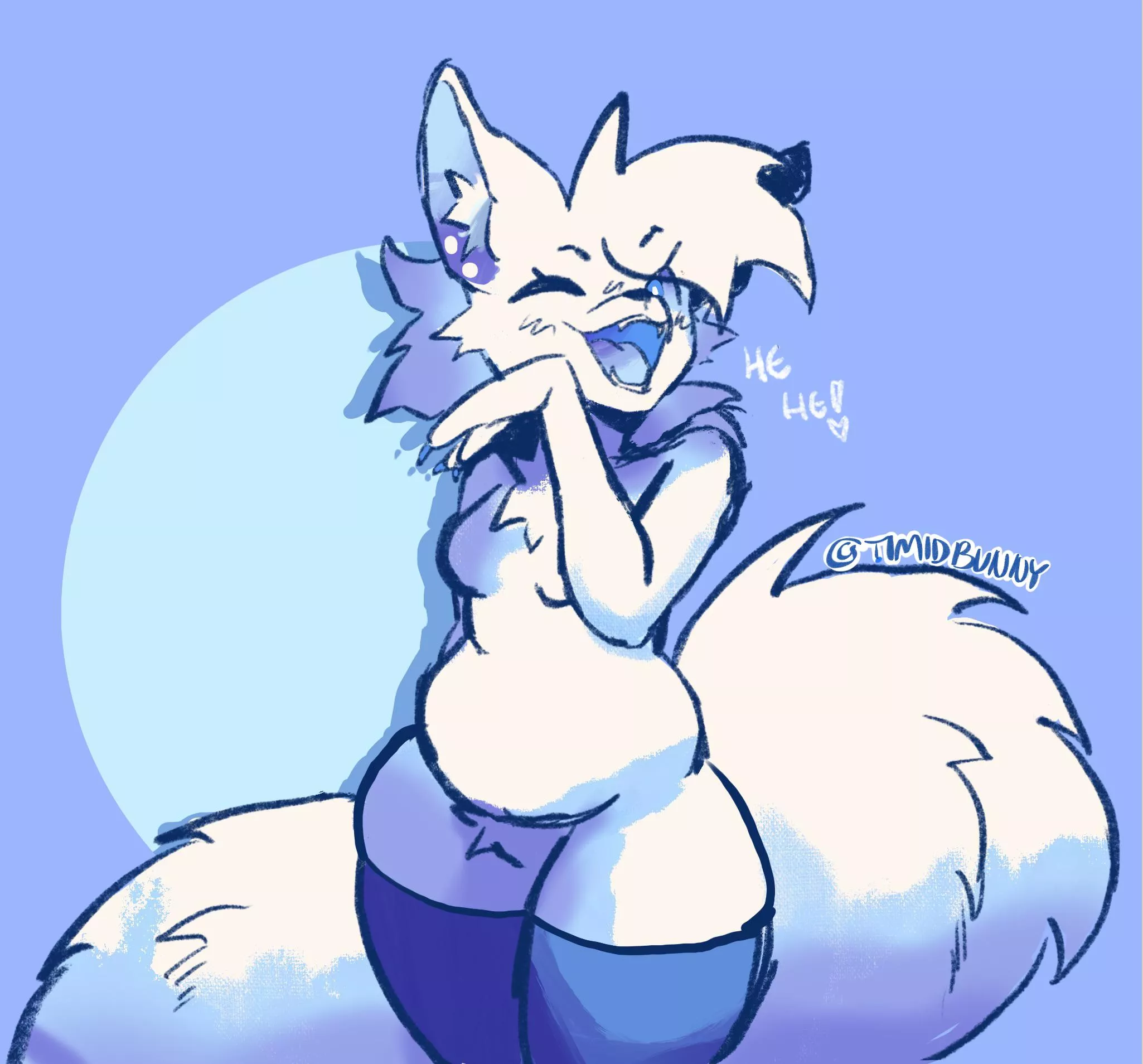 Sly fox ❄️ (art by me)