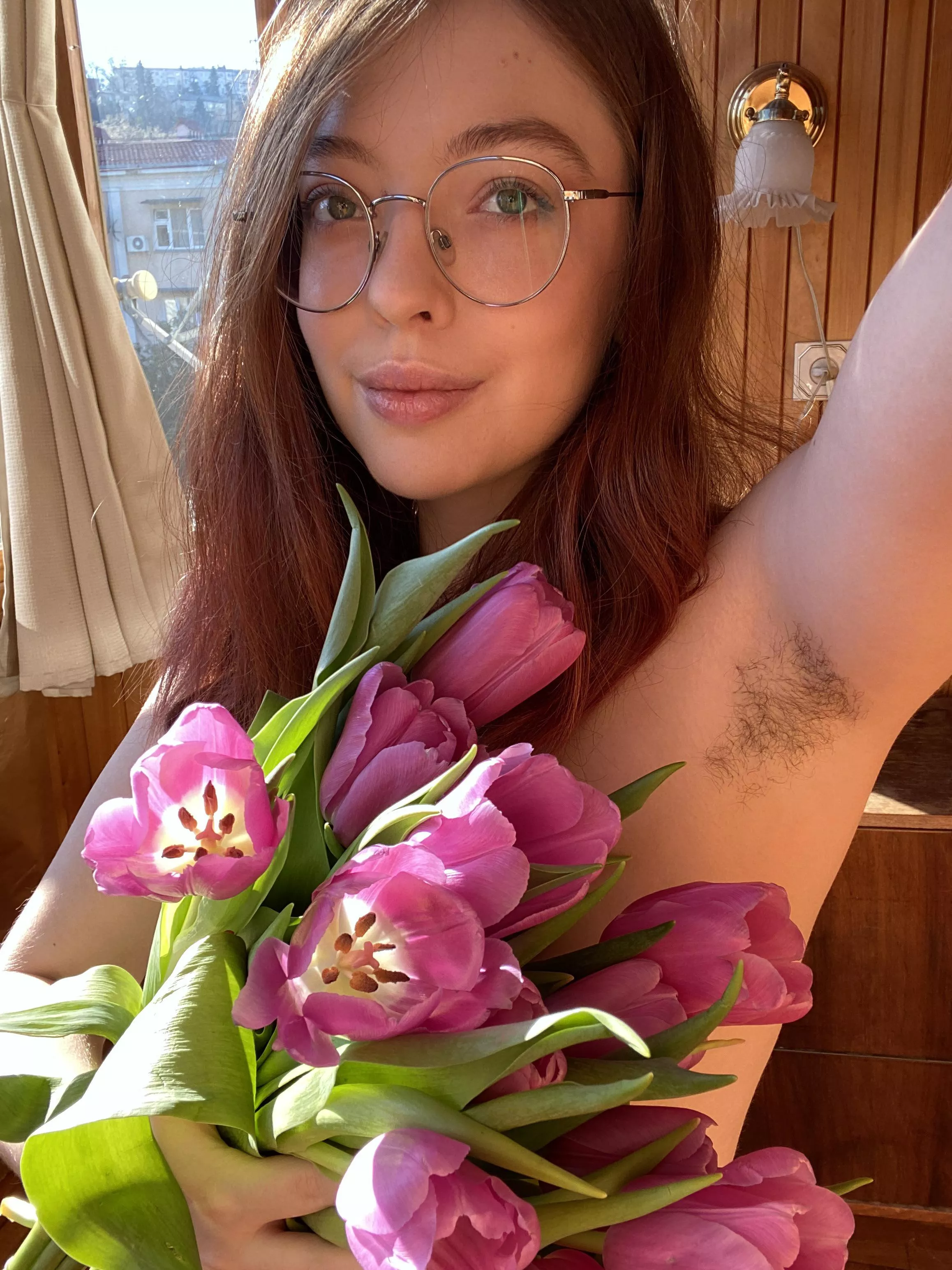 smell the flowers or my armpit?