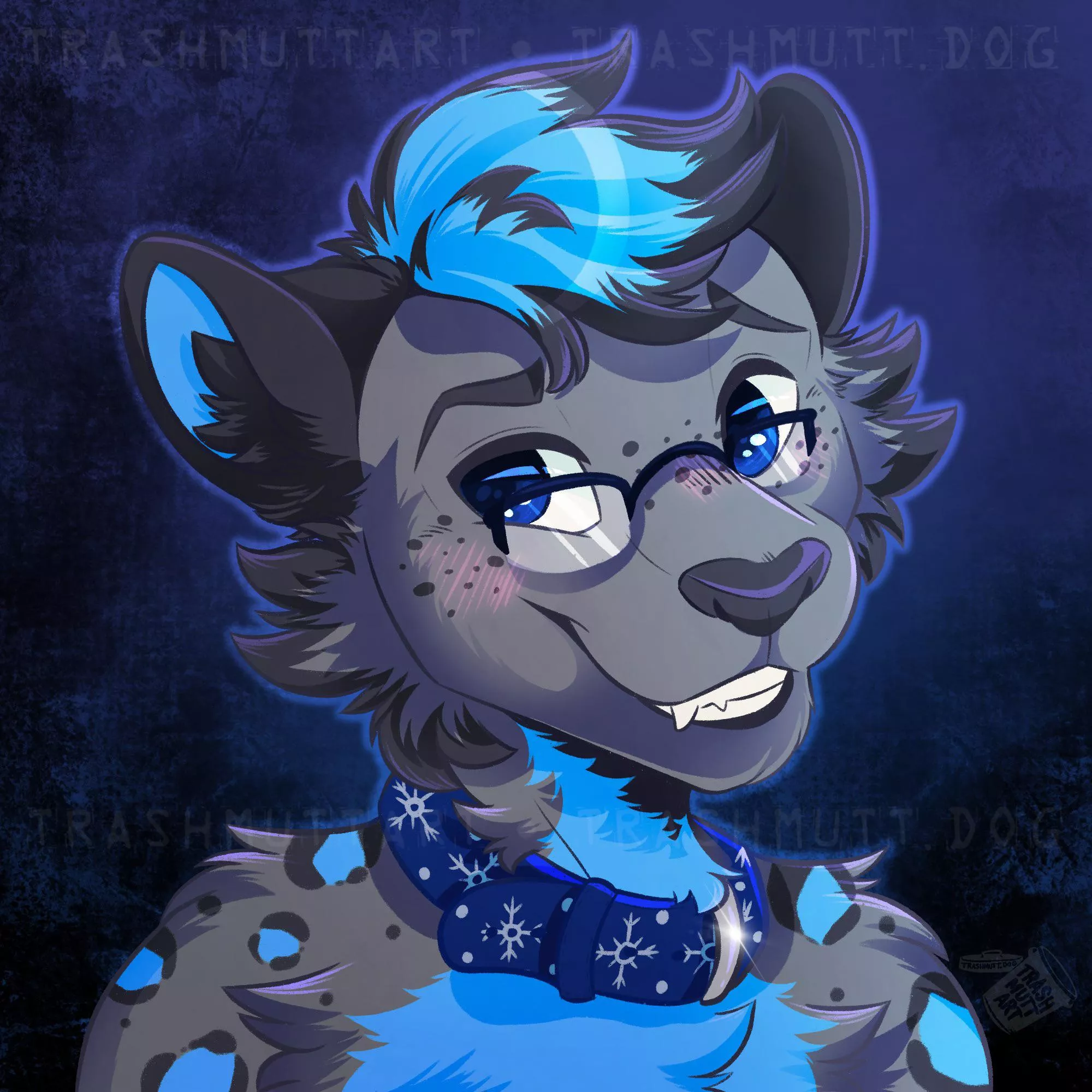 Snep With a Collar â„ï¸ (art by me - TrashmuttArt on Twitter)