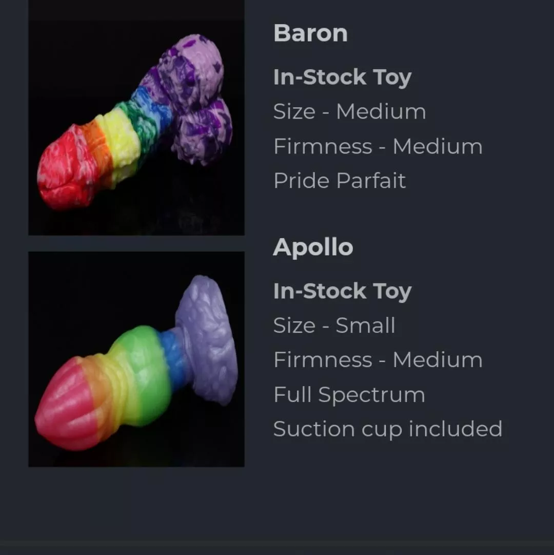 So happy I got these two from the drop, nervous/excited about baron's size though... Happy Pride everyone!