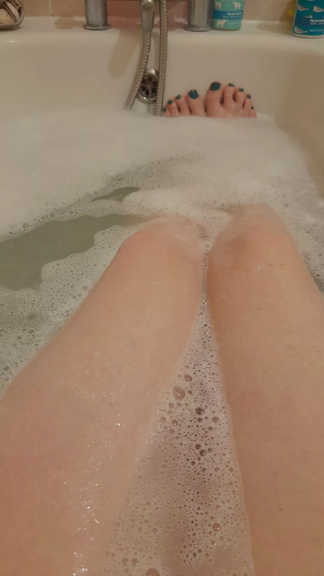 Soaking my tootsies