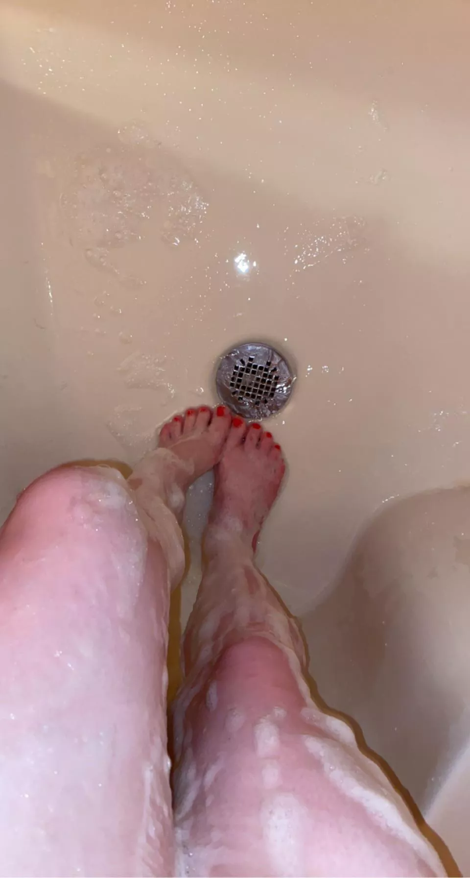 Soapy legs & feet