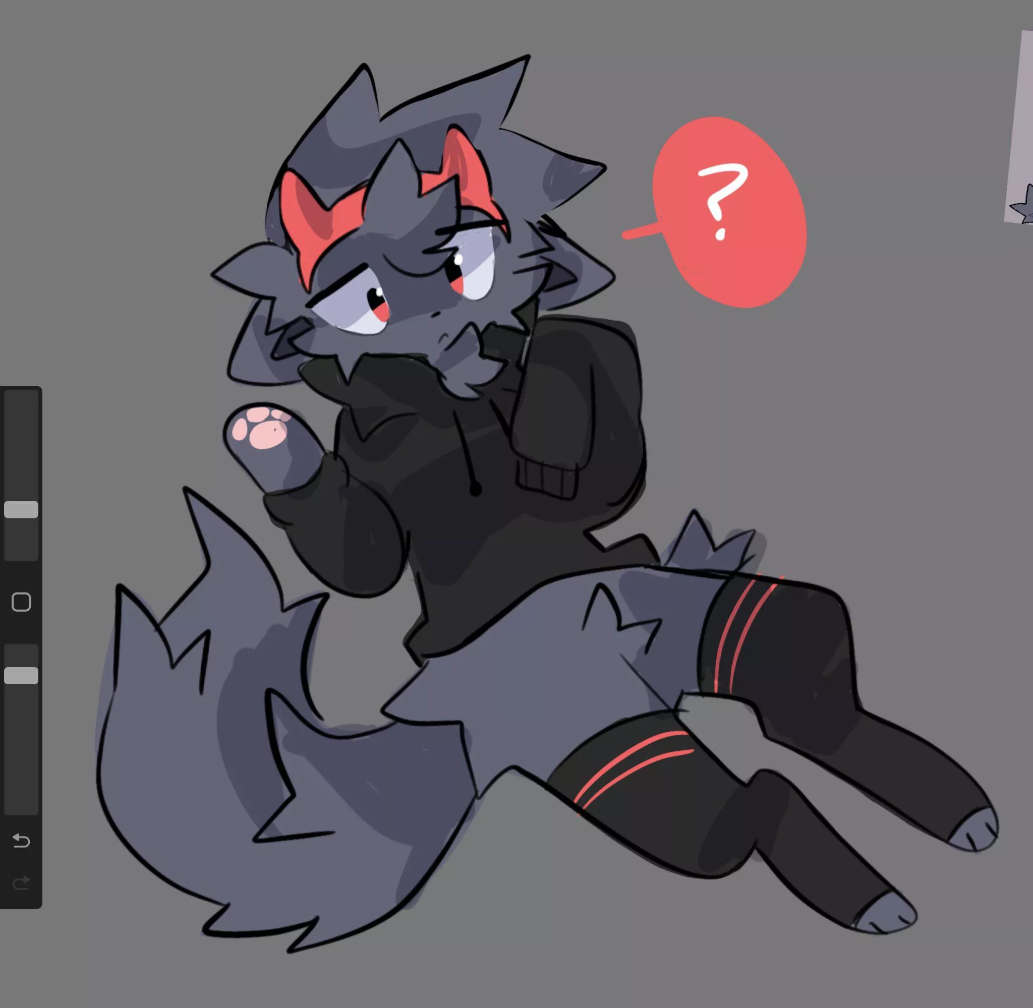 socks [ art by me @zestylemonss on twitter ]