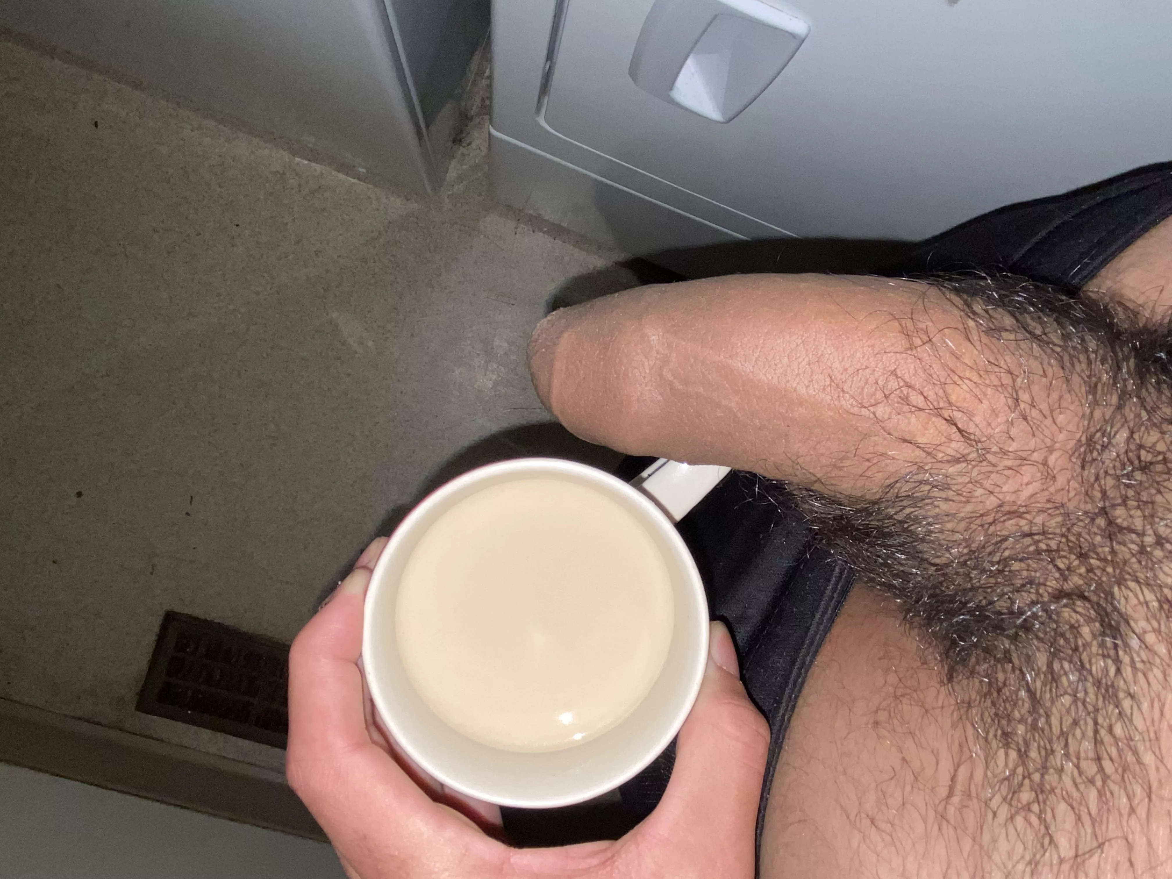 Soft cock and a coffee. Should we change something about that (m20)