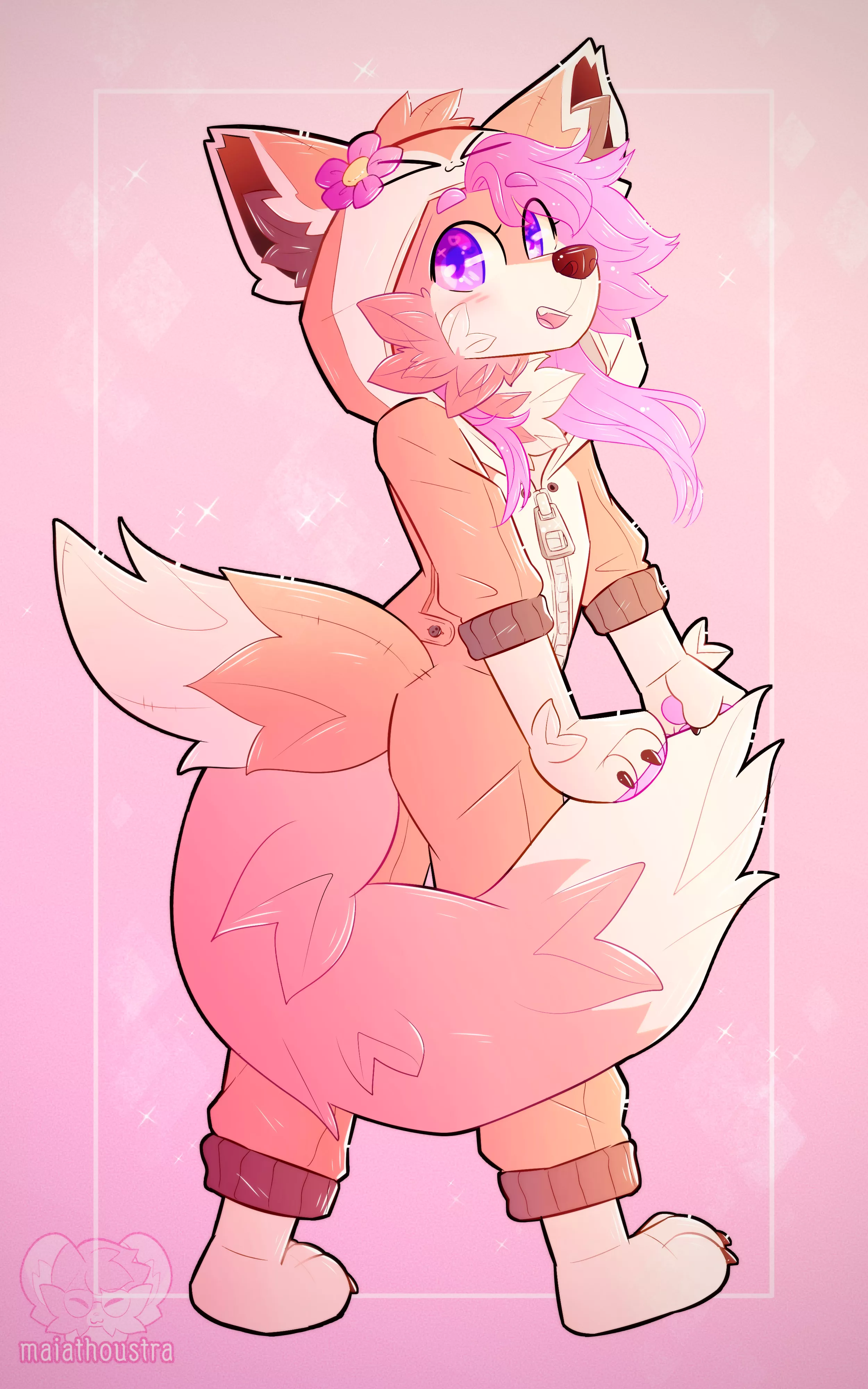 Soft pastel colors ~ Kigurumi YCH for u/princesscier, art by me @maiathoustra