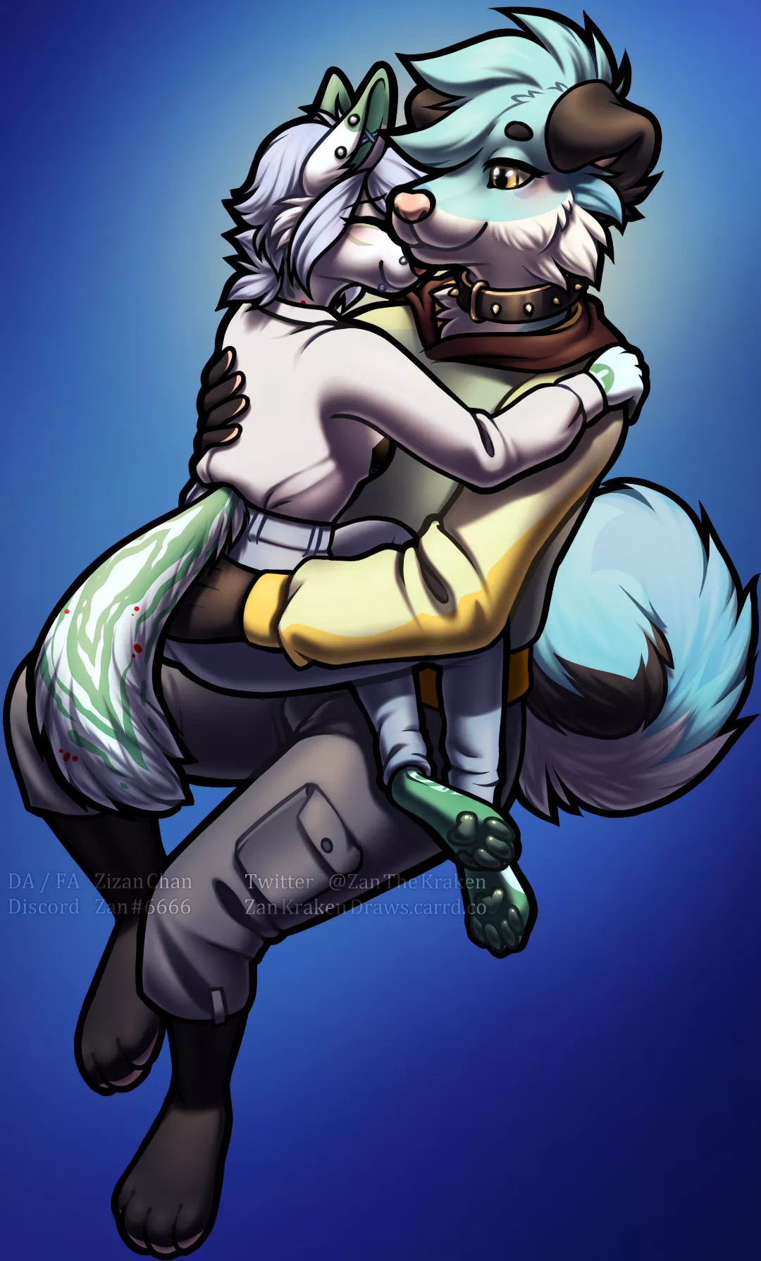 Softest hugs (commission, art by me)