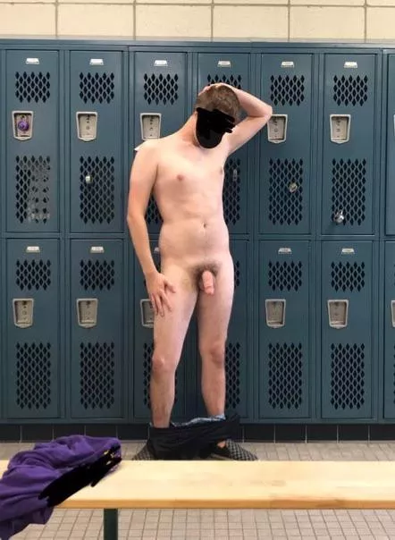 Softie in the locker room