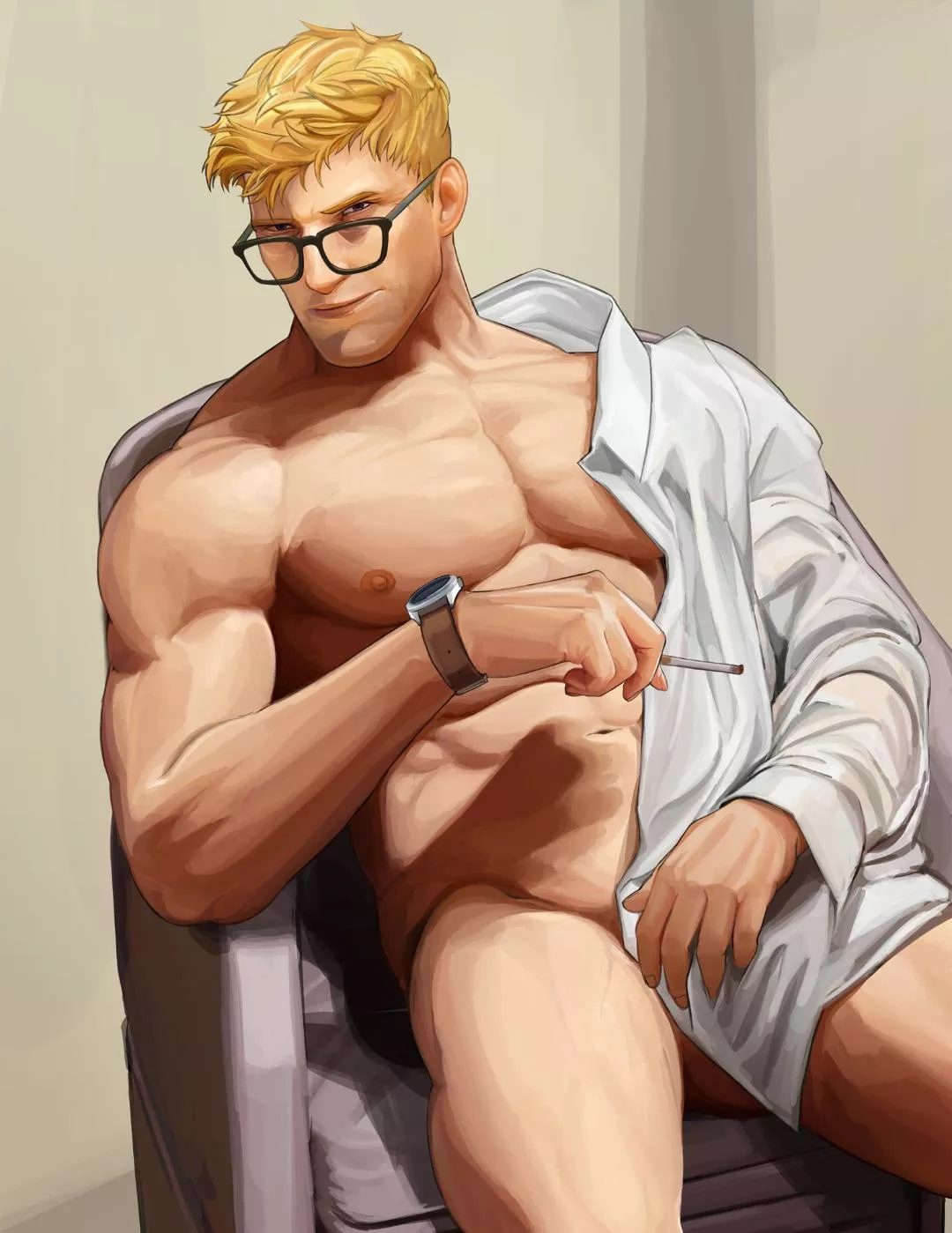 Soldier 76 looking sexy (Overwatch)