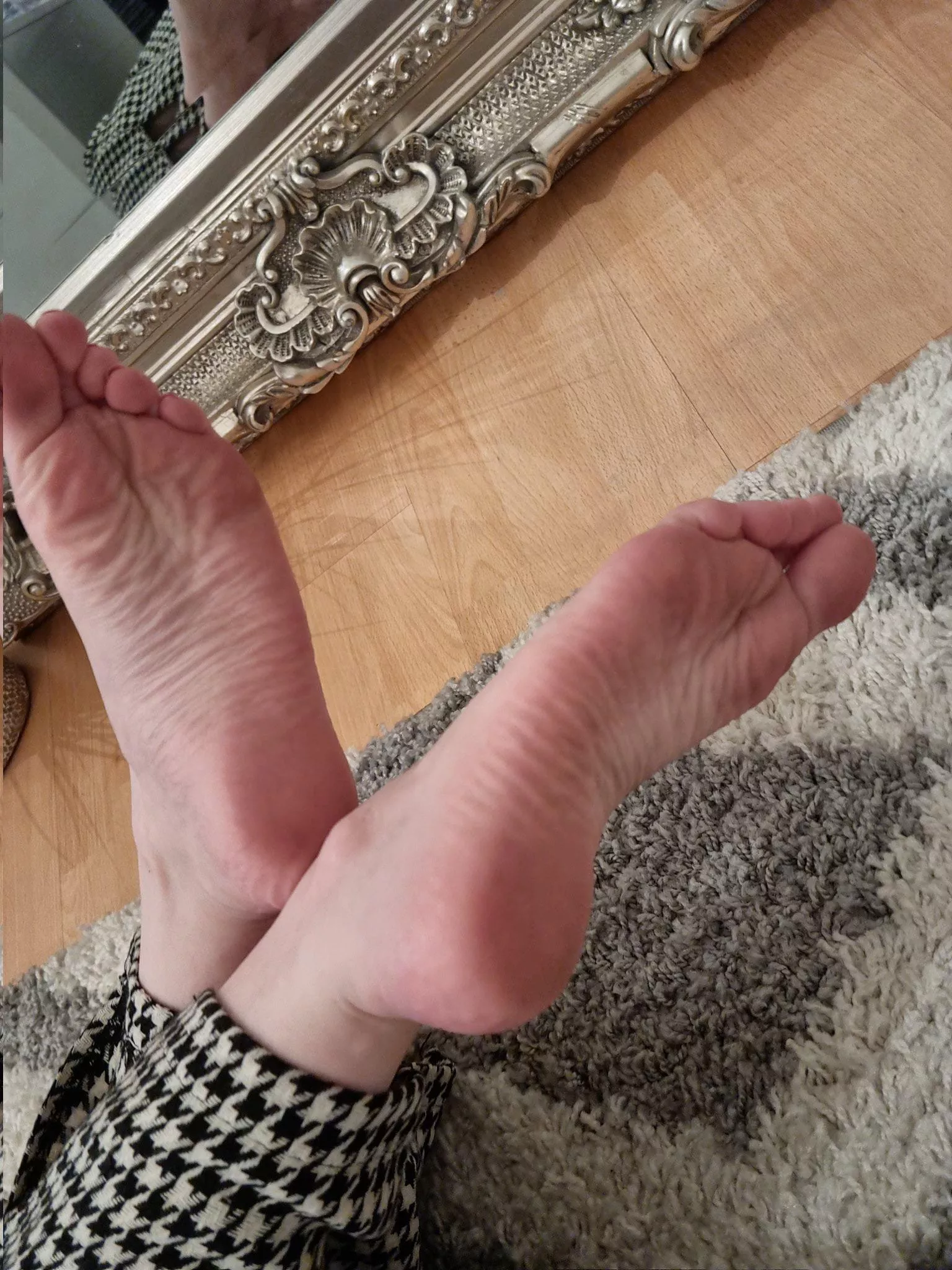 Soles of pure satisfaction.