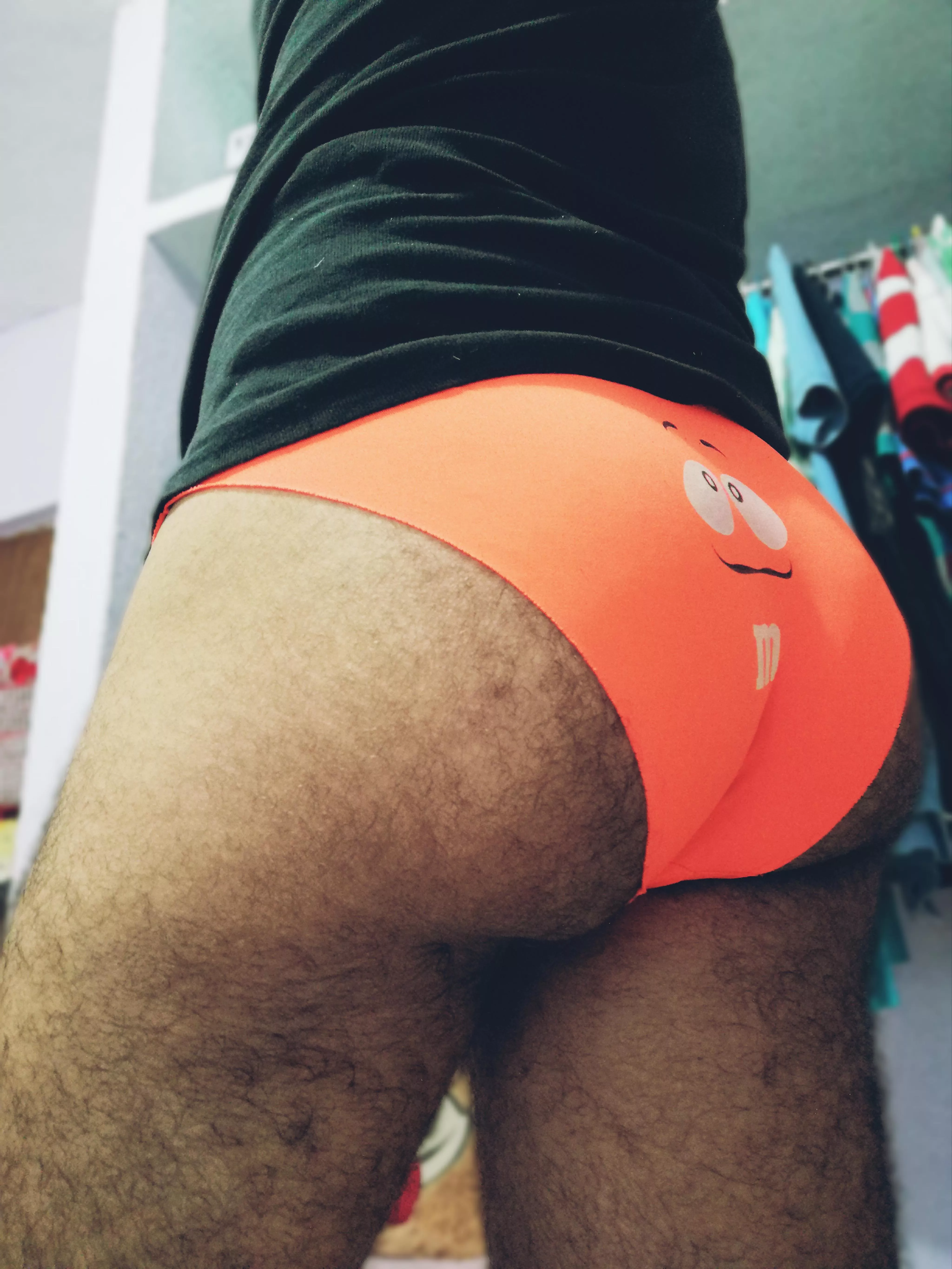 🍑Some hairy cheeks in some cute undies🍑