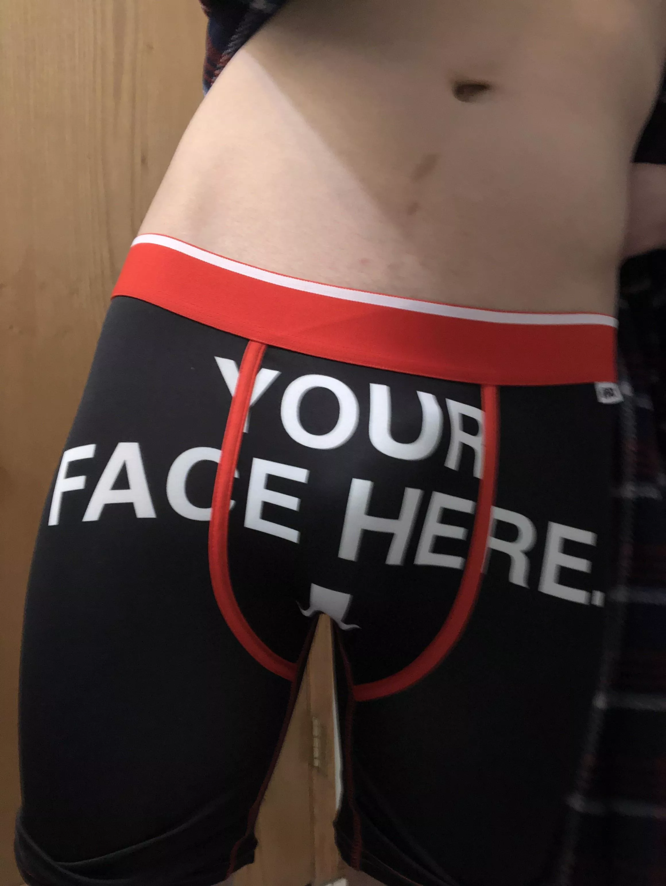 Some new boxers with specific instructions