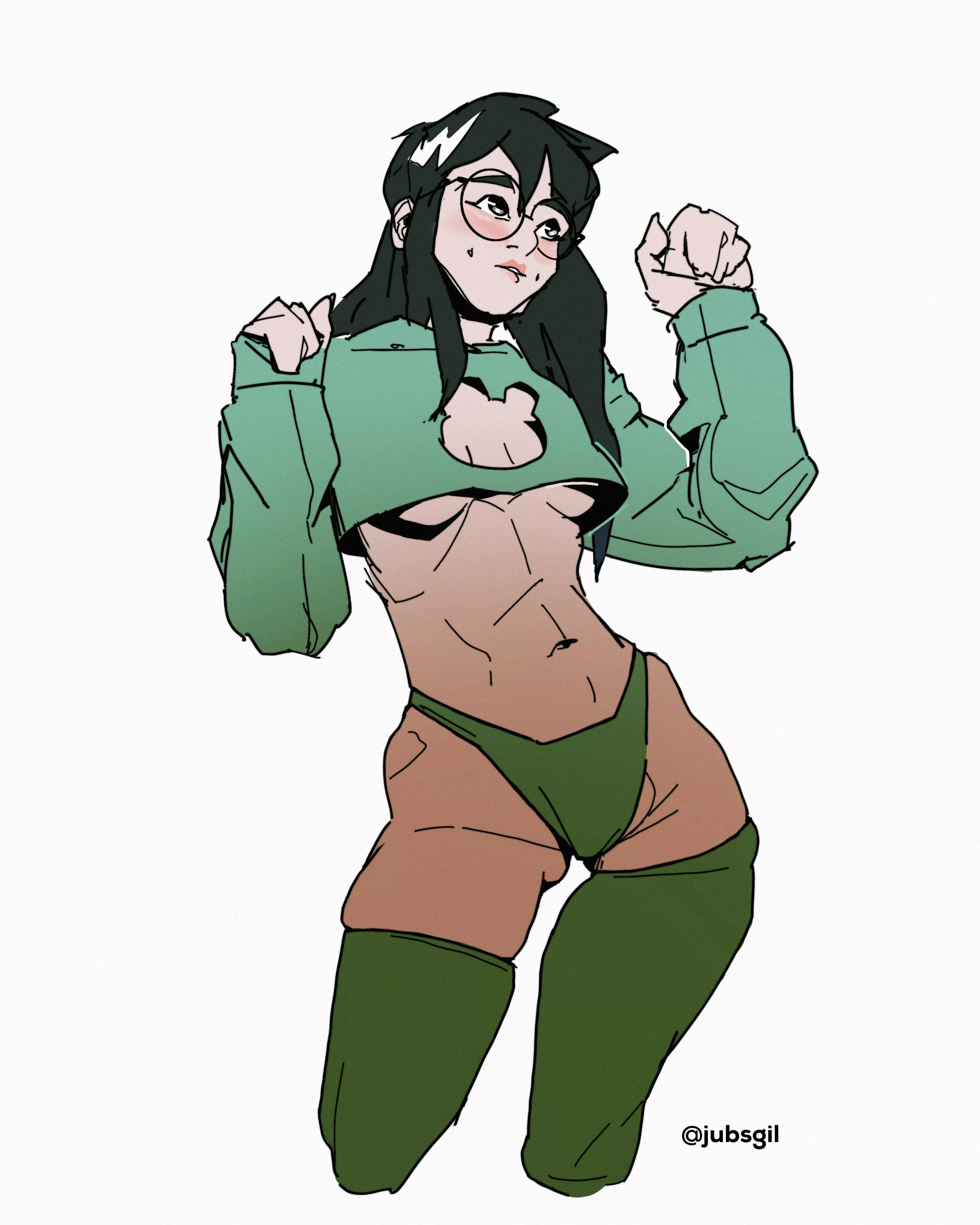 Some Tsuyu Asui Teasing drawing [jubsgil]