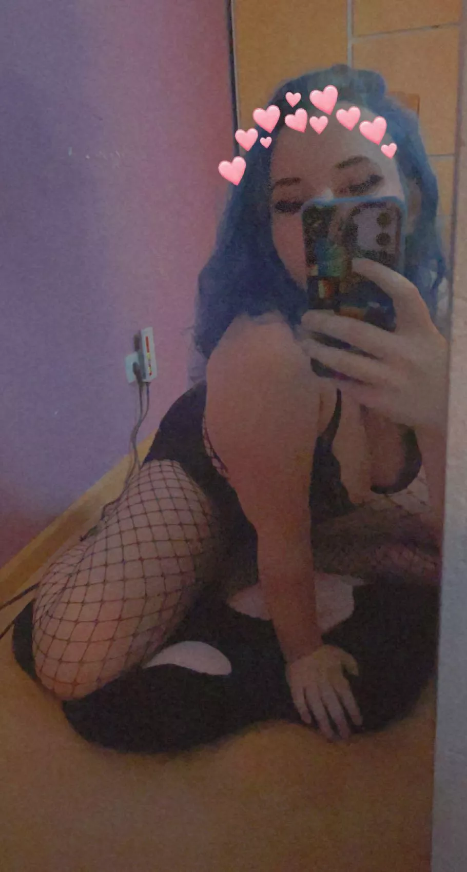 Someone asked for a Gamer girl in fishnets? Here I am! ðŸ˜ŒðŸ’•