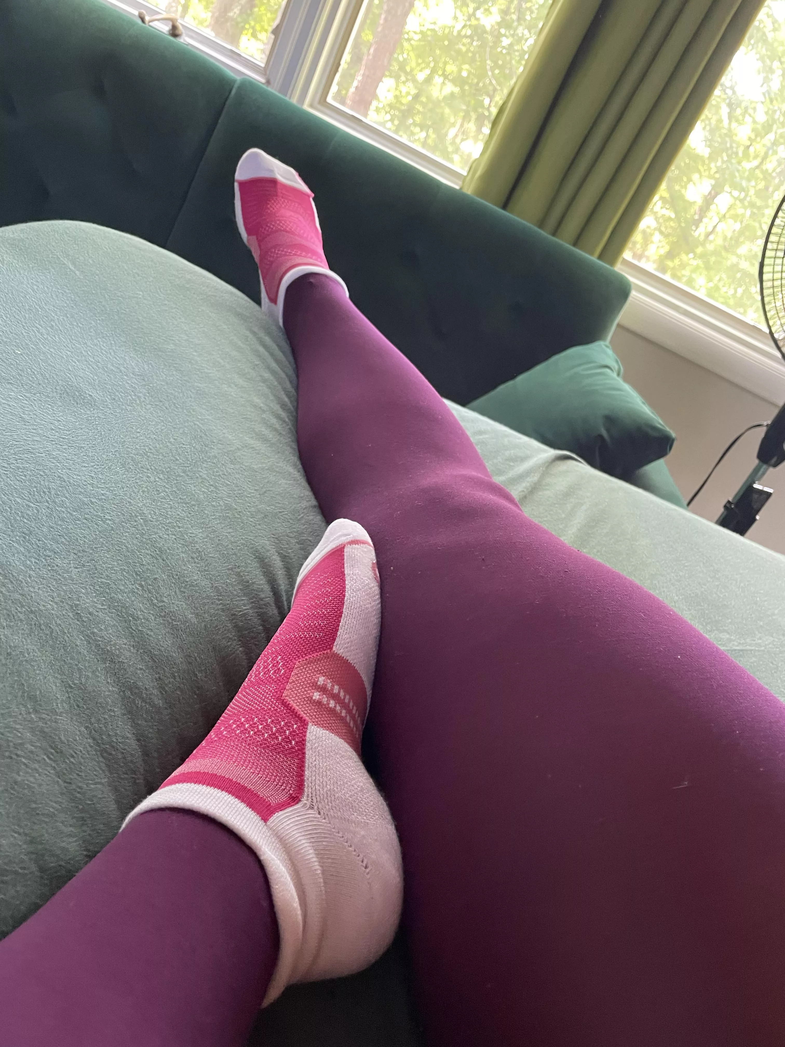 Someone lucky booked these pink gym socks ;)