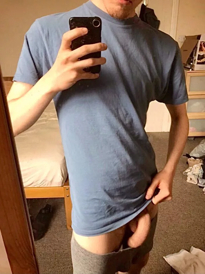 Sometimes my cock feels too big for my boxers