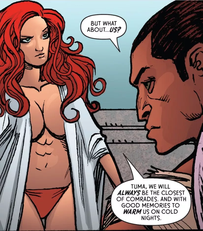 Sonja and Tuma [The Invincible Red Sonja #9]