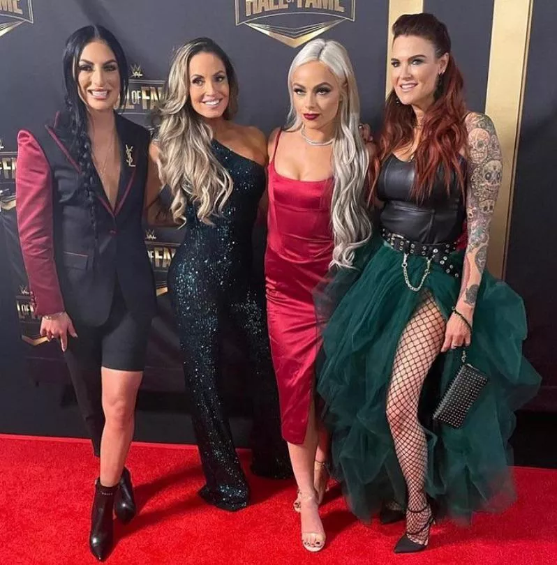 Sonya, Trish, Liv, and Lita