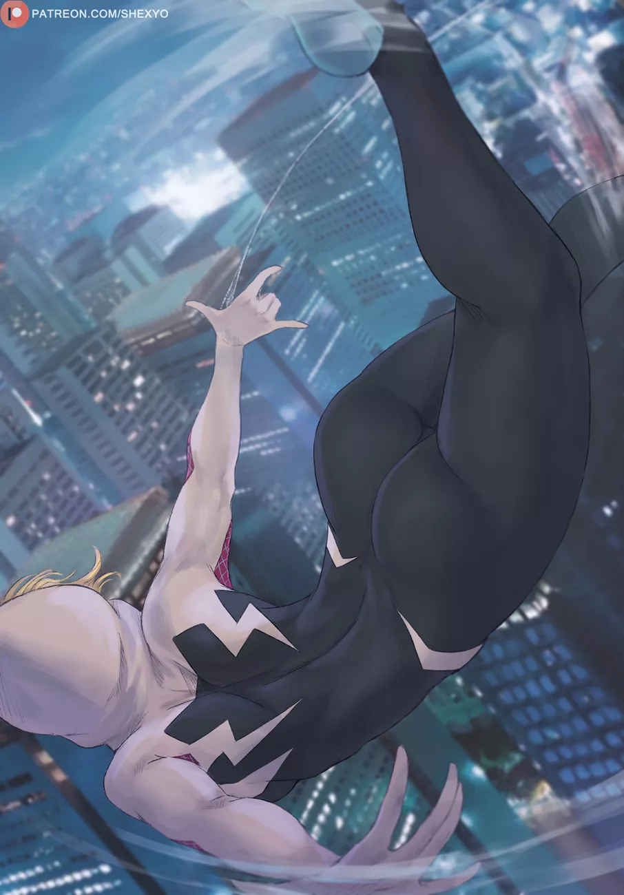 Spider Gwen Mid Jump (Shexyo) [Spider-Man]