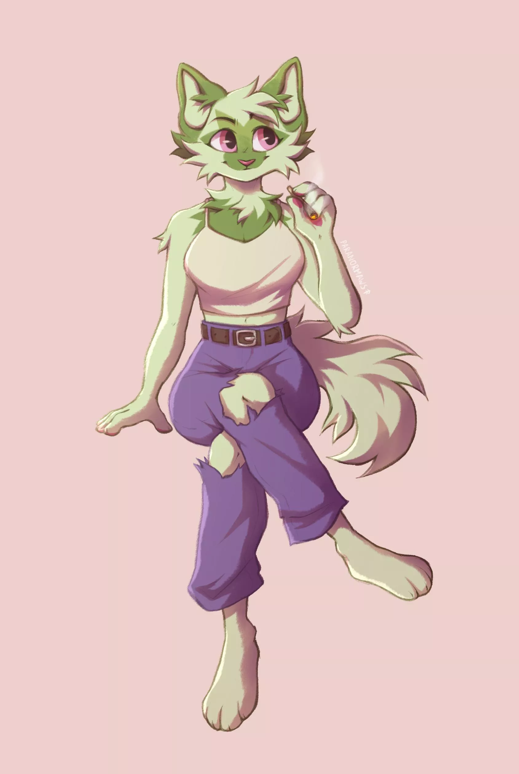 Sprigatito 🍃 (Art by me: Paranormaws)