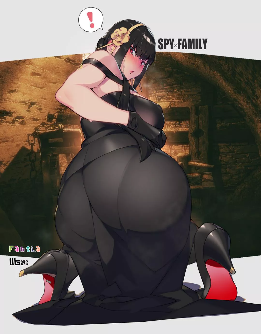 Staring at her butt while on a mission (namaniku atk)[Spy x Family - Yor Briar]