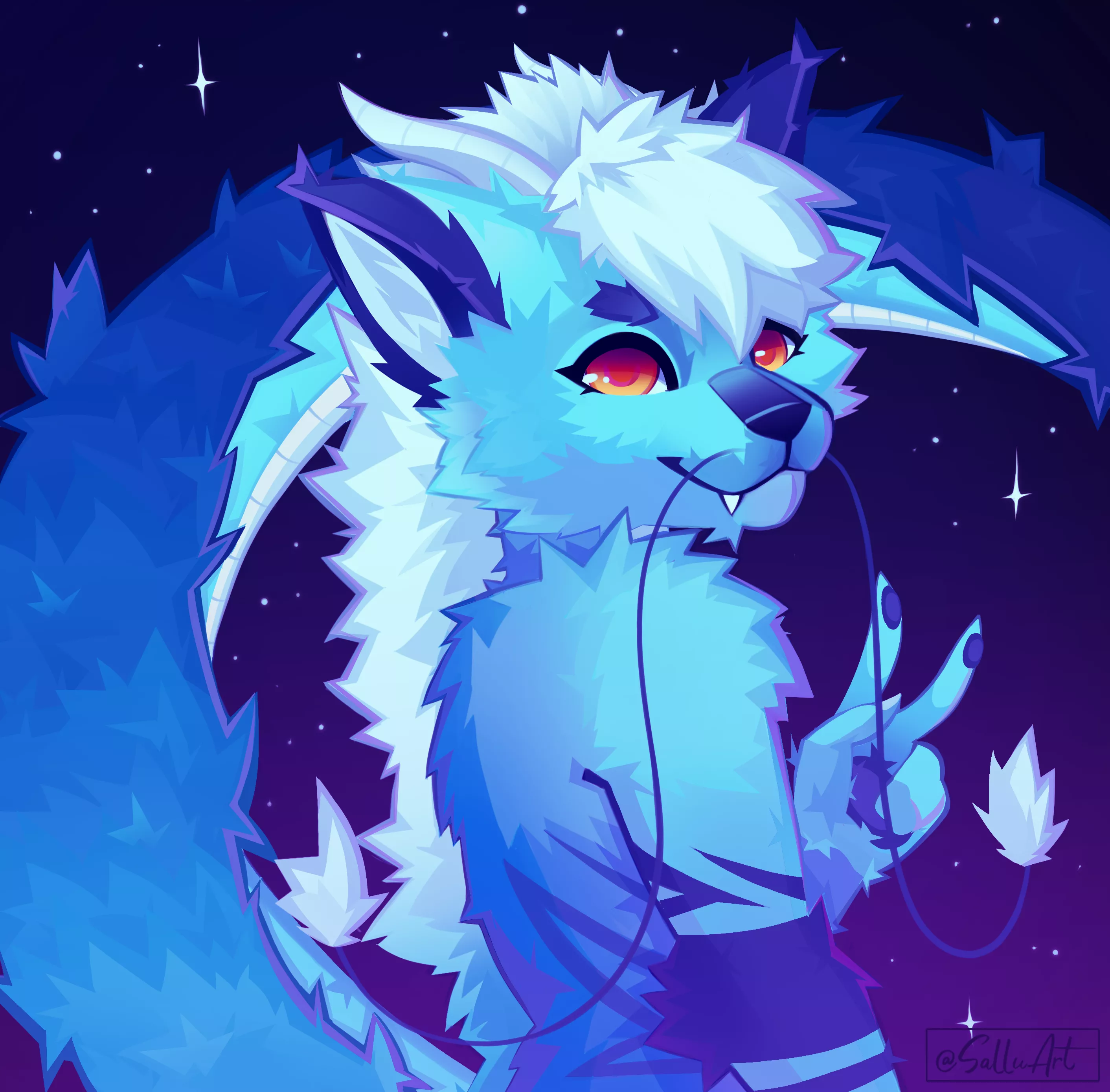 Starry// art by me (Twitter - @SalluArt) <3