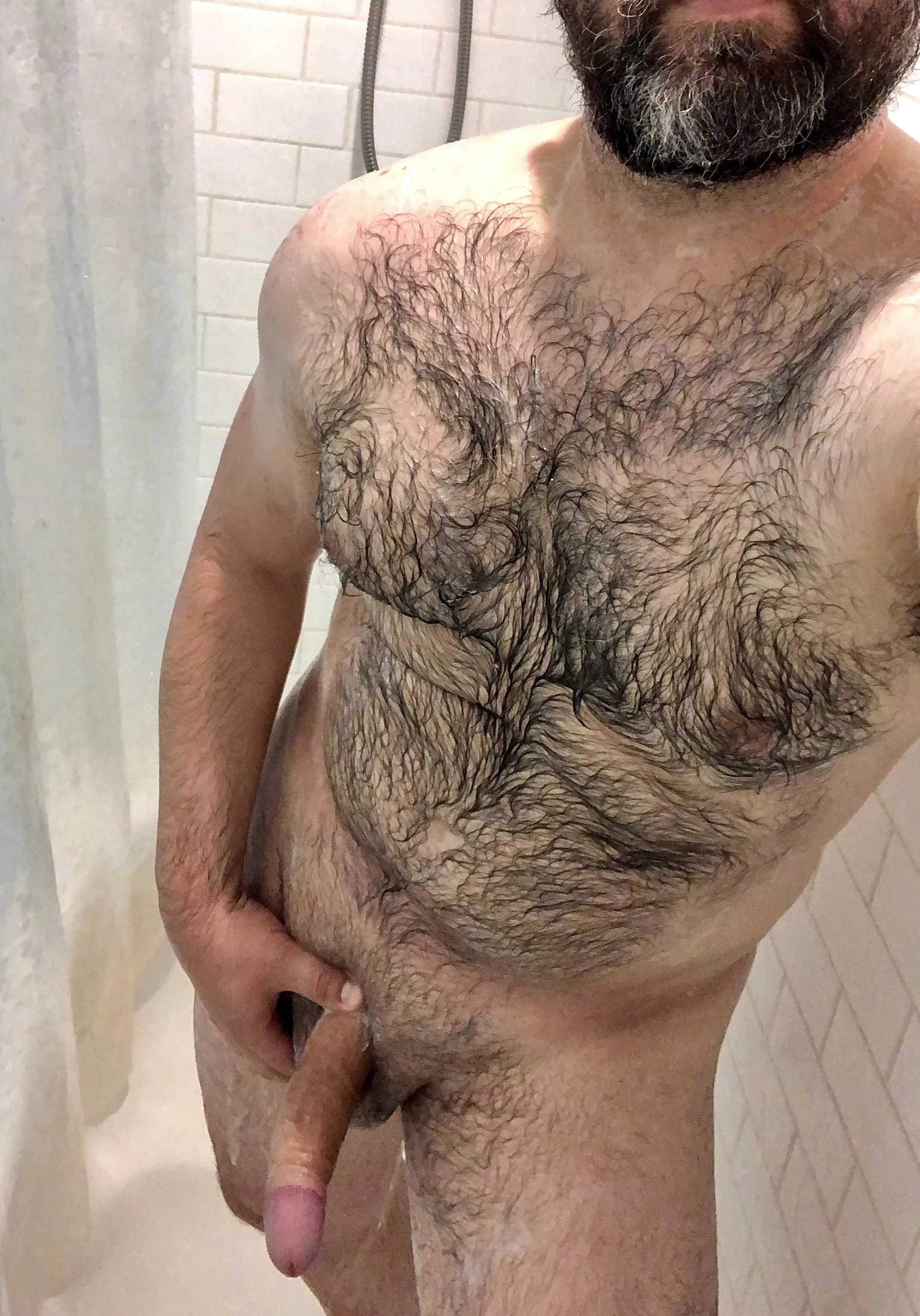 Staying clean is important for insanely hairy hygiene.