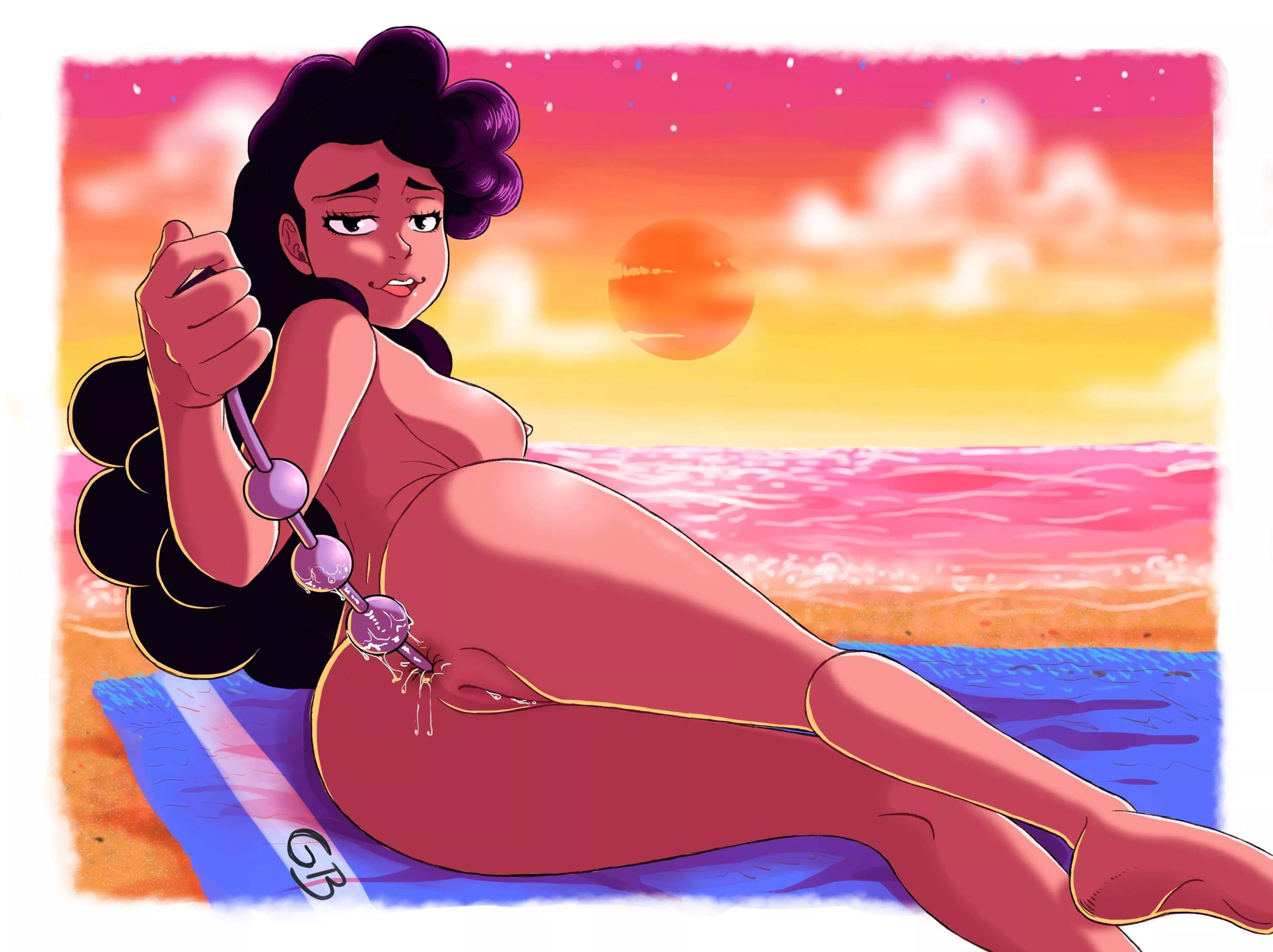 Stevonnie and a sunset, just beautiful [Steven Universe] (GB)