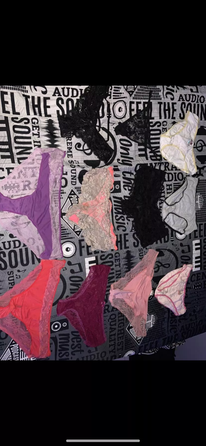 Stolen panties which ones should I cum in?