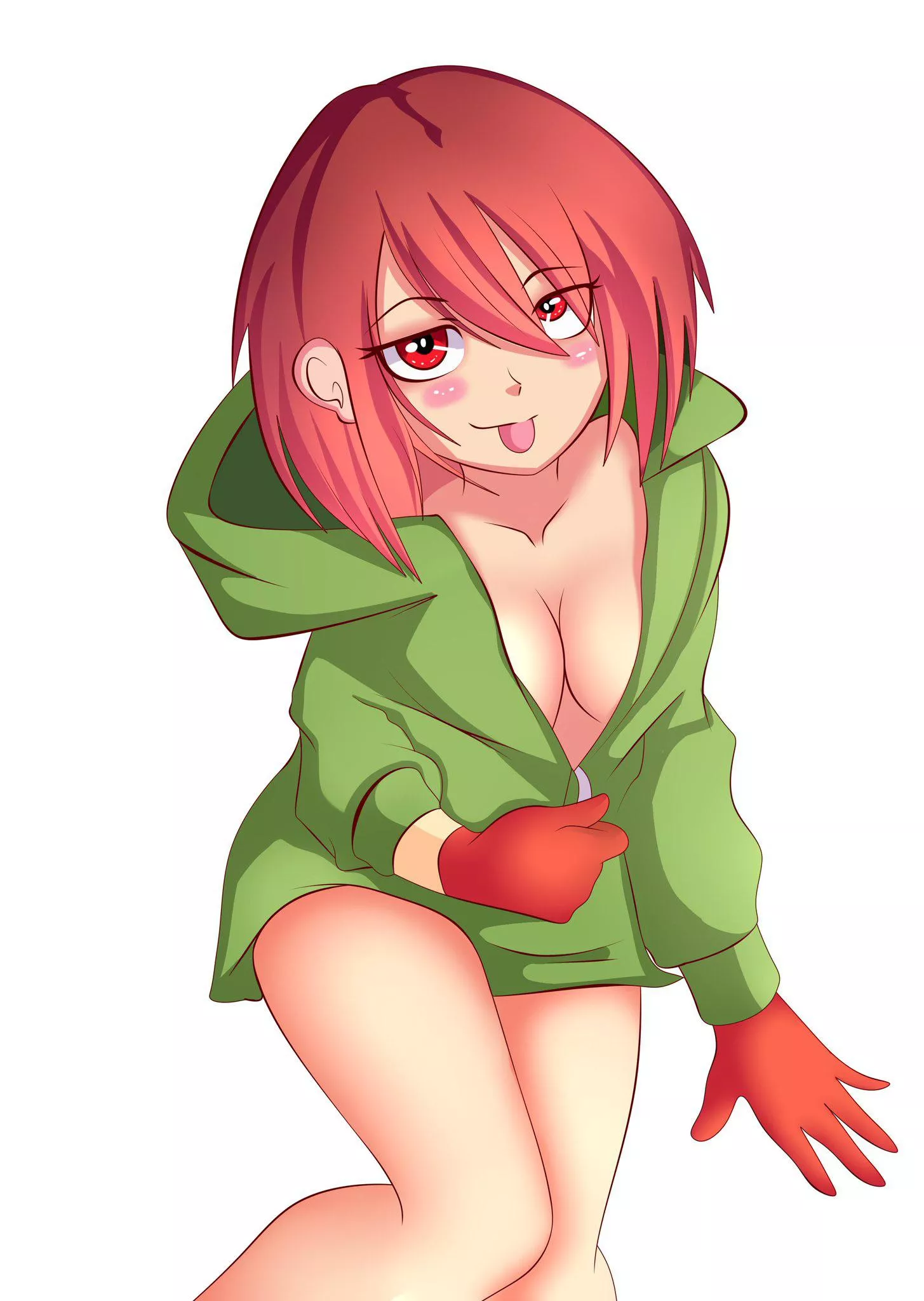 [Storyshift Chara] Teasing. (Indigopencil commissioned by me)