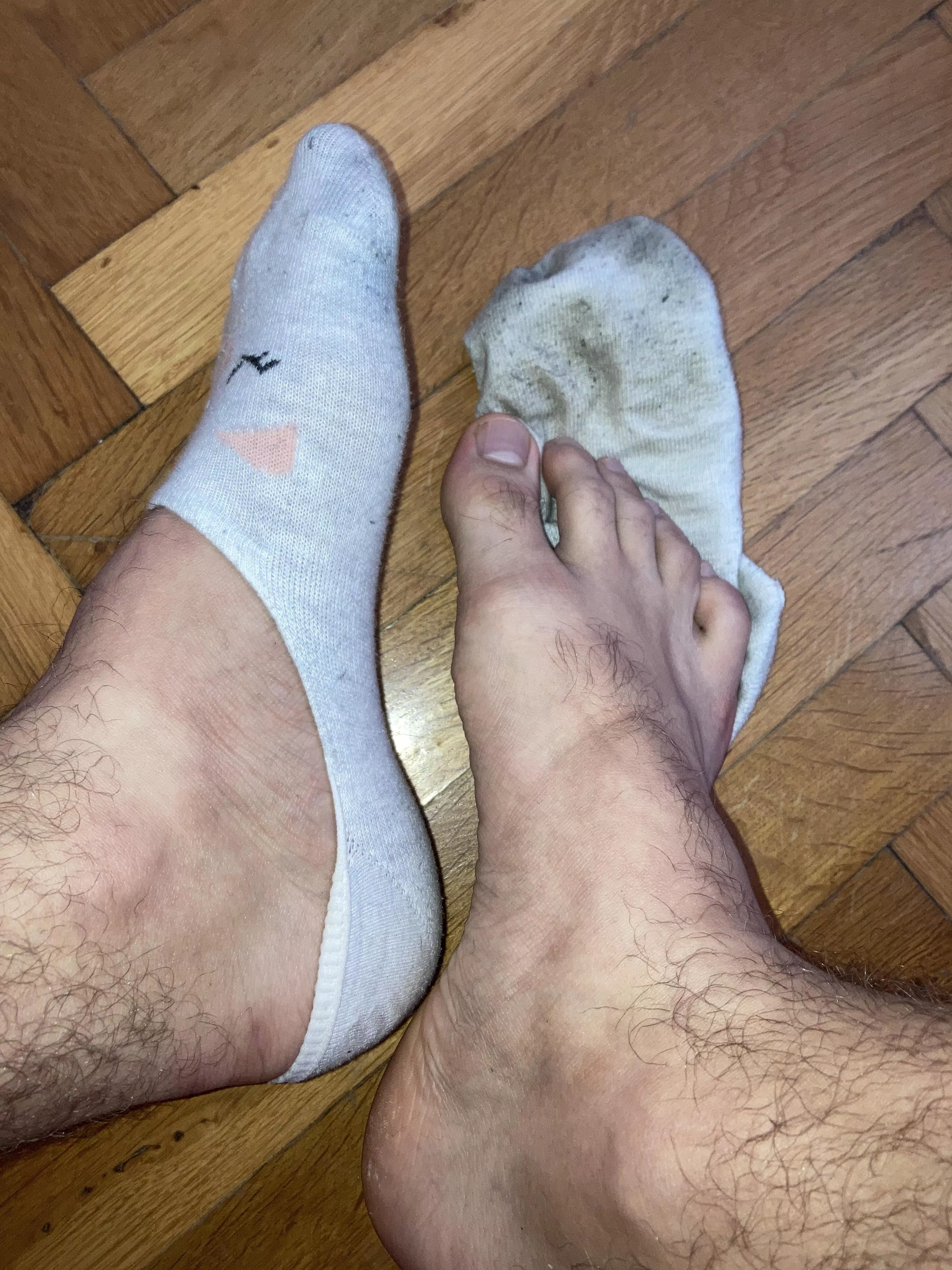 Straight out of shoes. They are wet. (Dm's open)