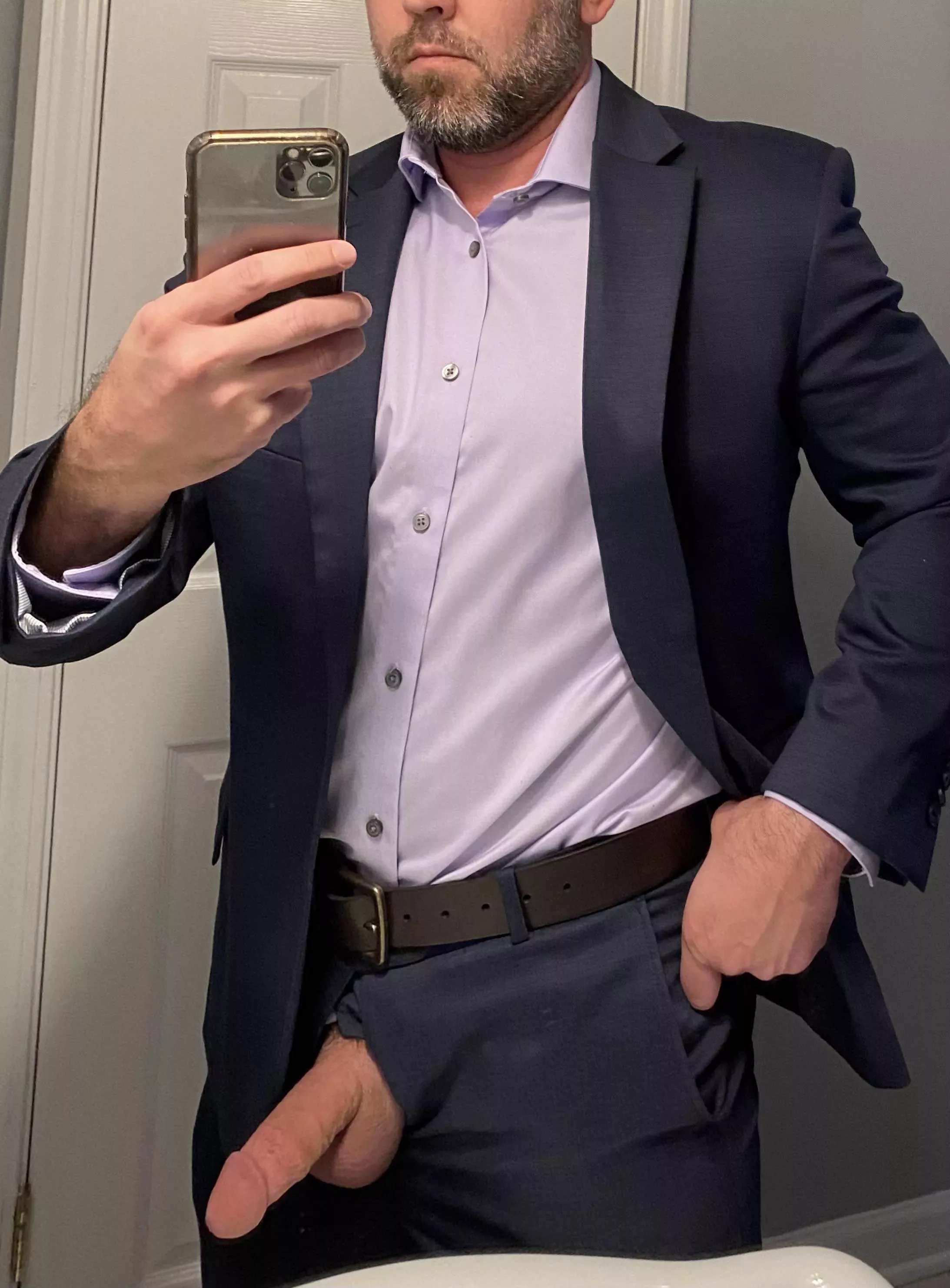 Suit on or off?(nsfw)