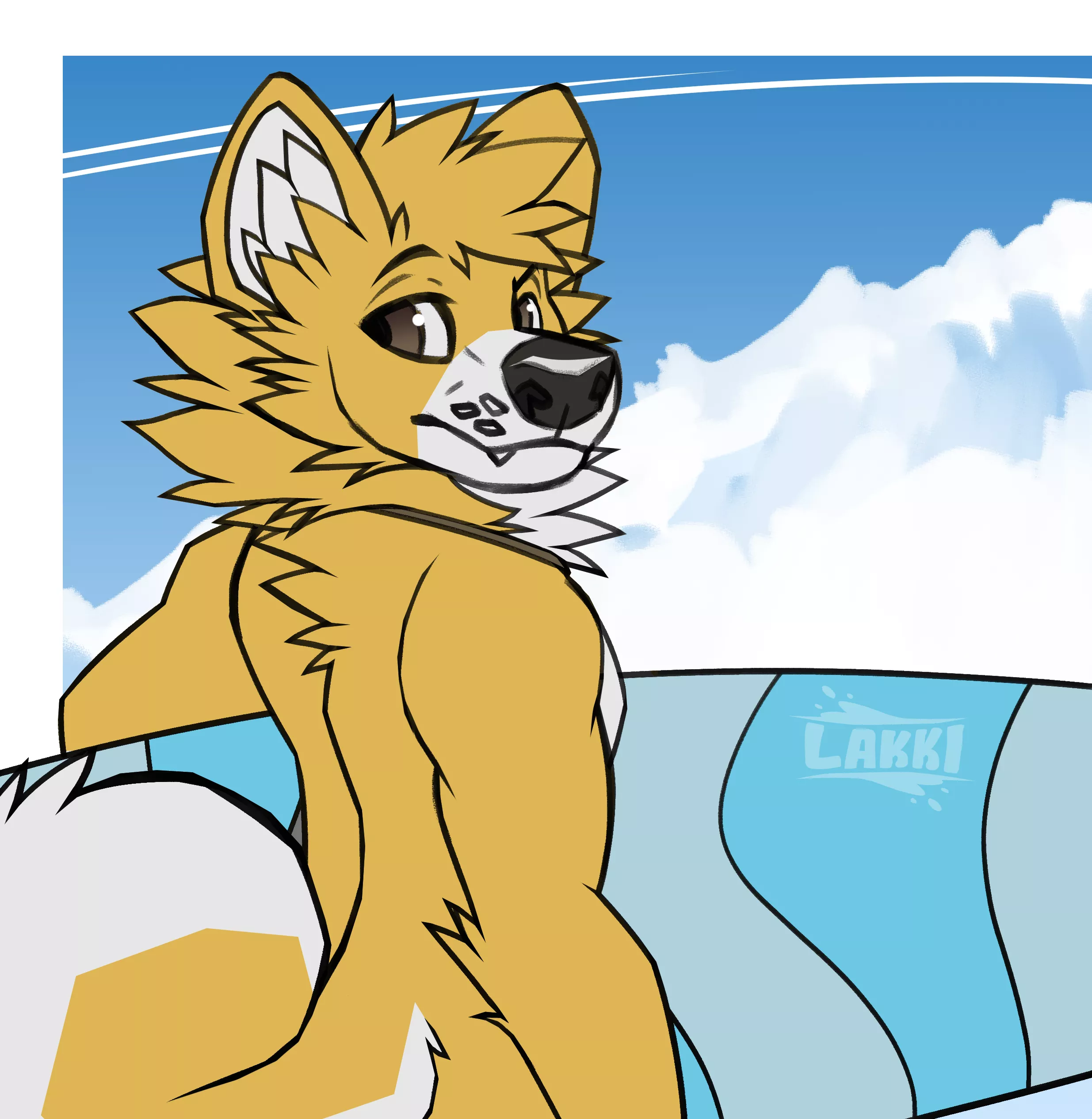 Summer (Art by @LakkiTheFox)