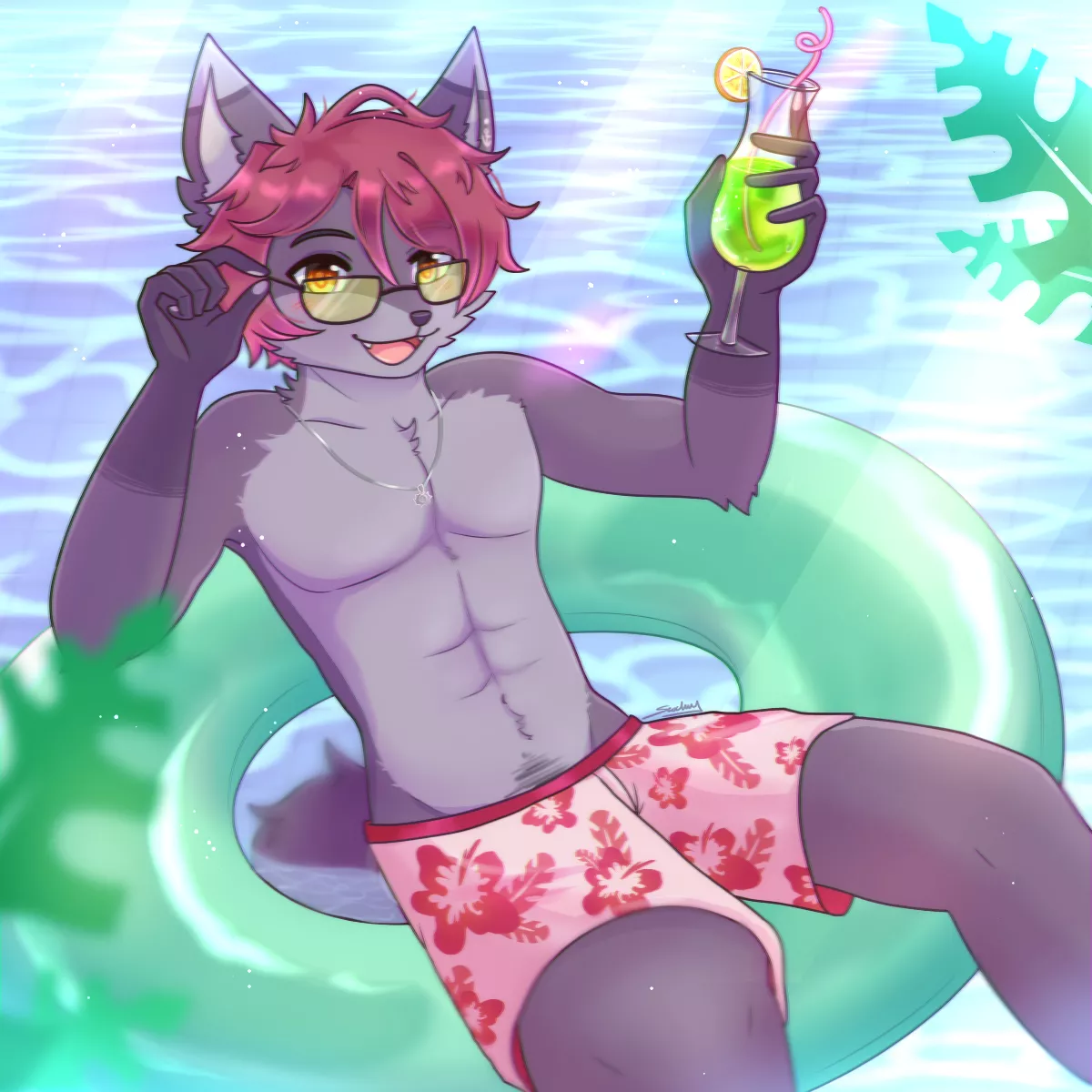 Summertime Fun! [ art by me! @seochivy on twitter ]