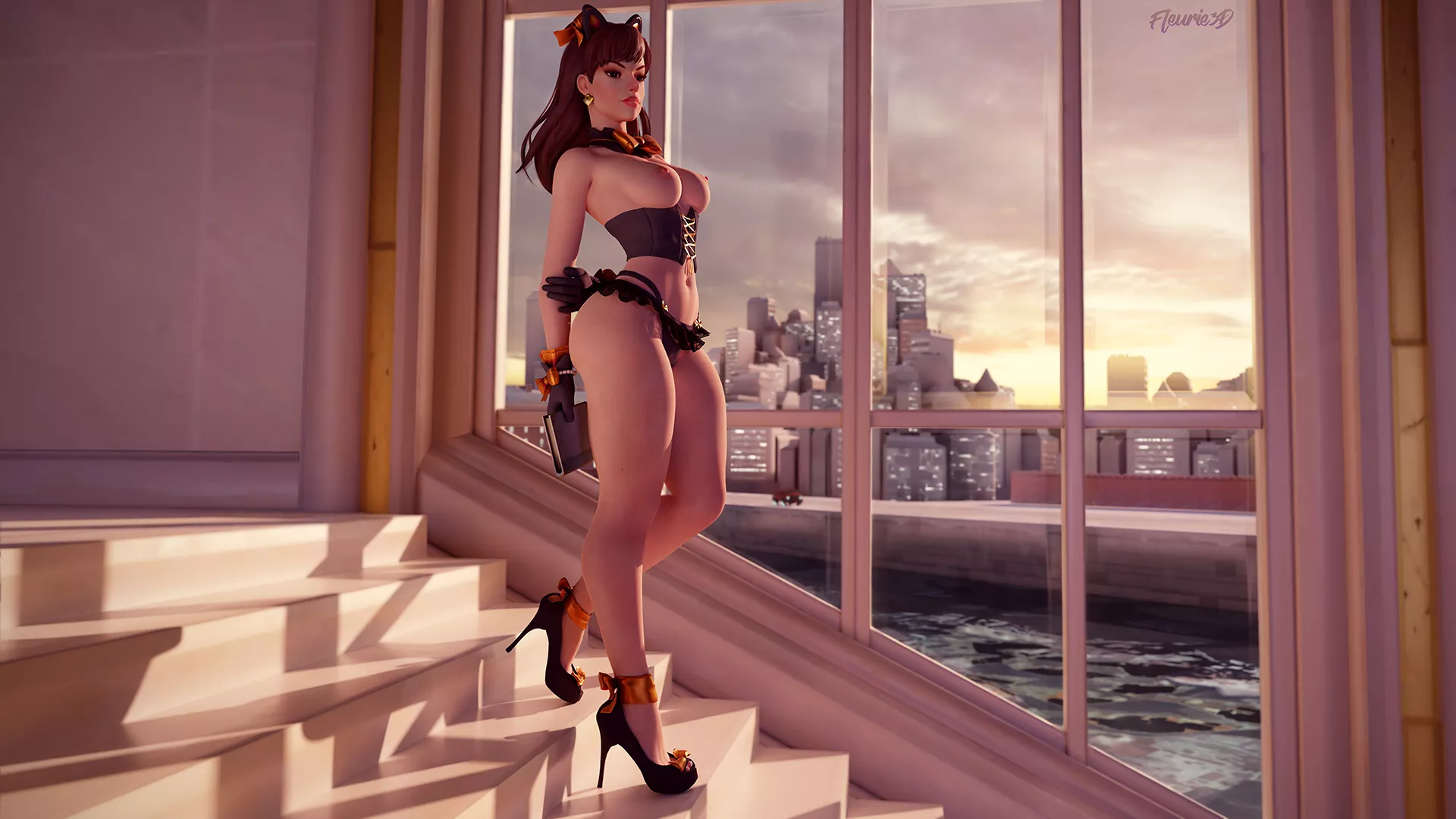 Sunset D.va (Fleurie3D)