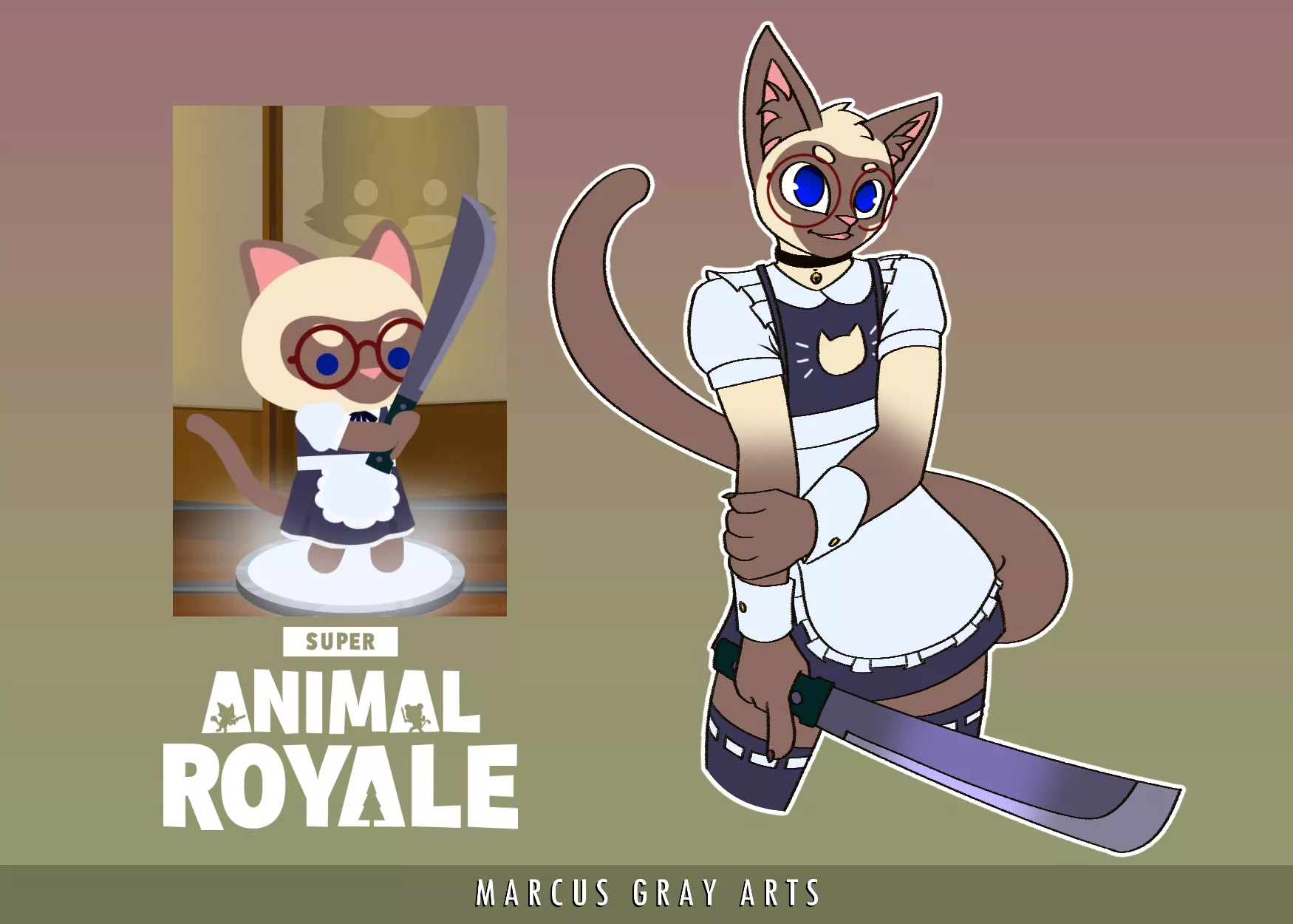 Super Animal Royale Fanart, art by me!