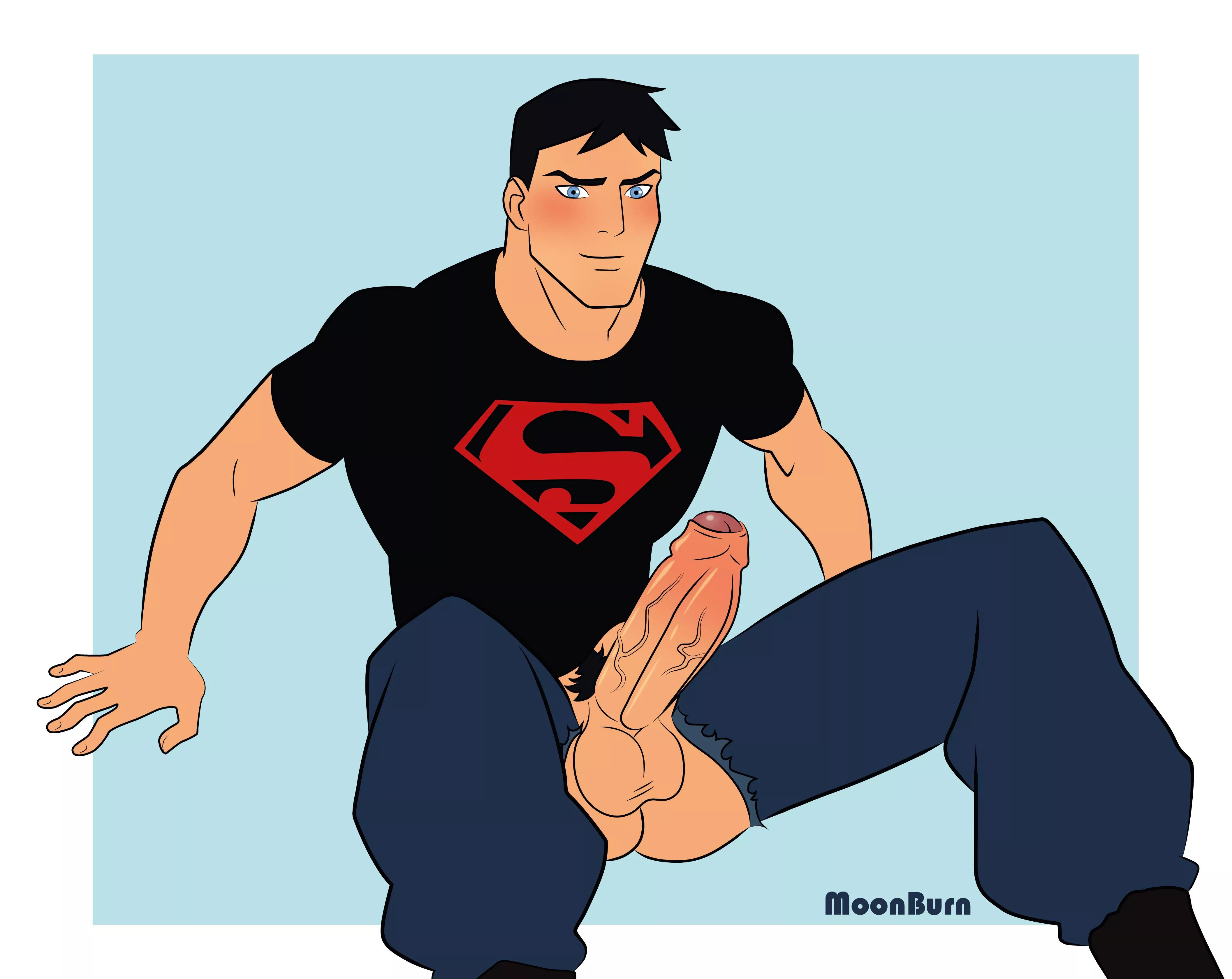 Superboyâ€™s gonna need a more durable outfit asap! (MoonBurn203 on Twitter)