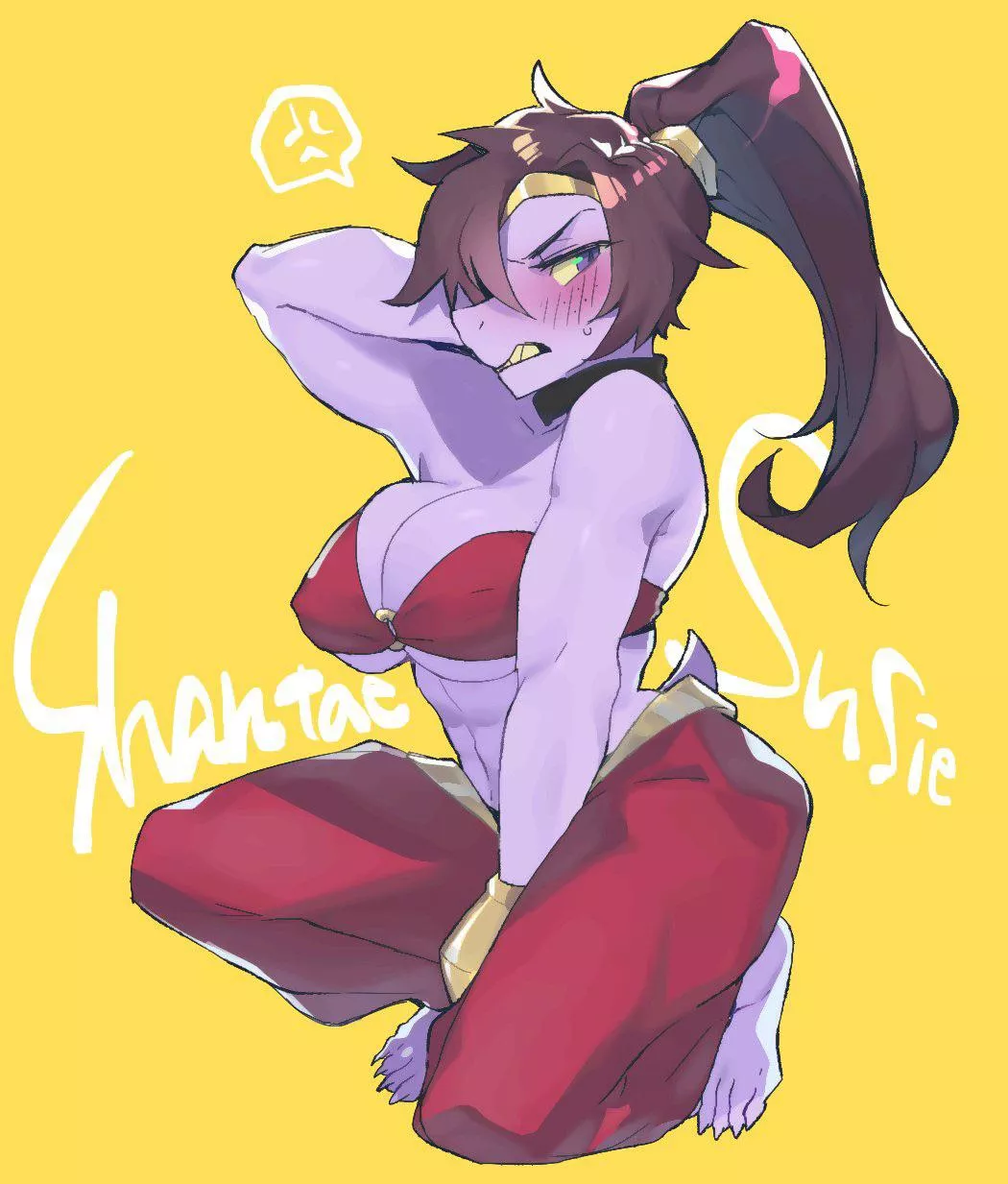 [Susie] trying some Shantae cosplay (@Ero_komu)