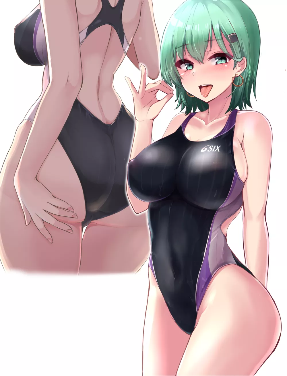 Suzuya Competition Swimsuit (Kihou No Gotoku Dmc ) [Kantai Collection]