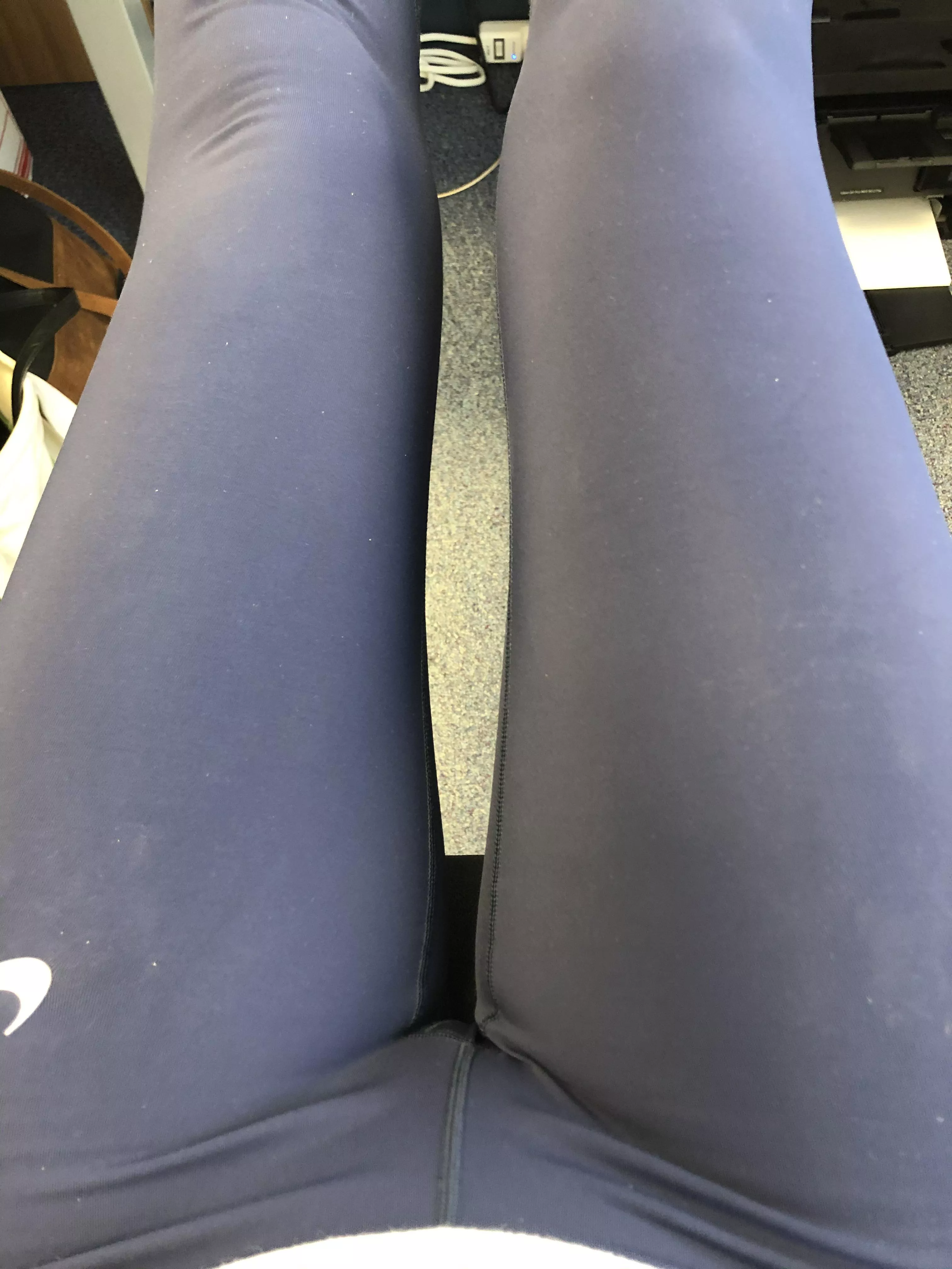 Swim Team POV Running Tights and Yoga Addition. Panties or No Panties is the Fun Question!!