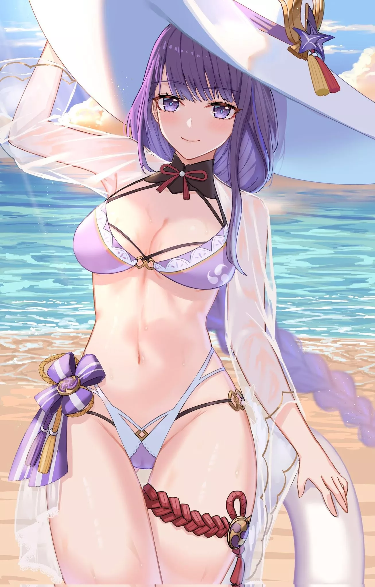 Swimsuit Raiden [Genshin Impact]