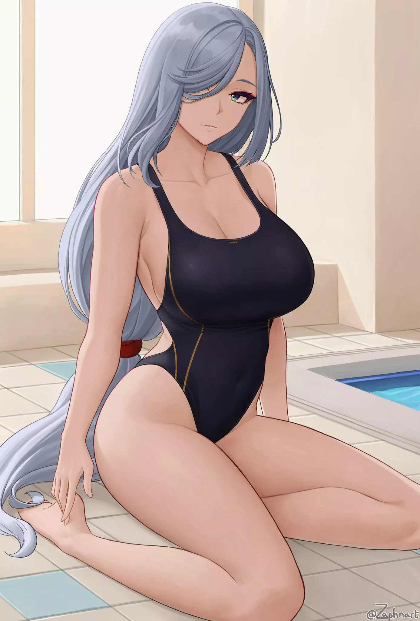 Swimsuit Shenhe (ZaphnArt)