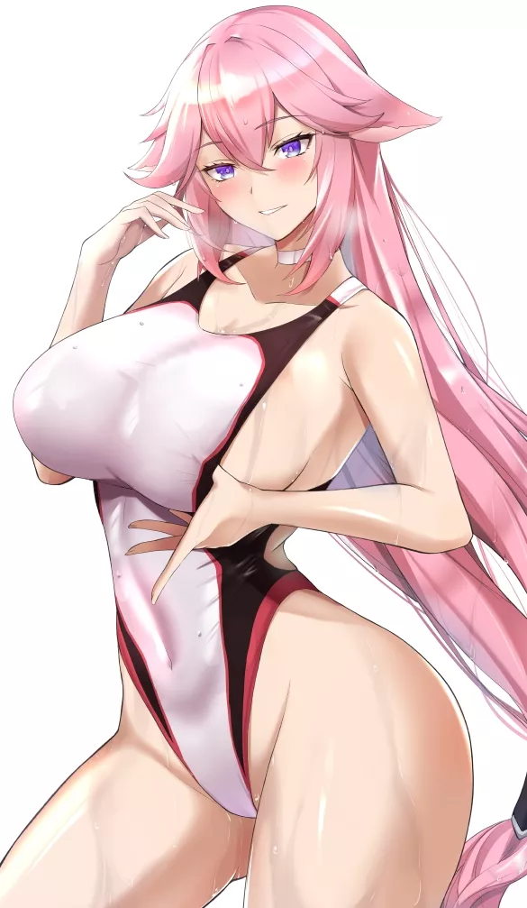 Swimsuit Yae [Genshin Impact]