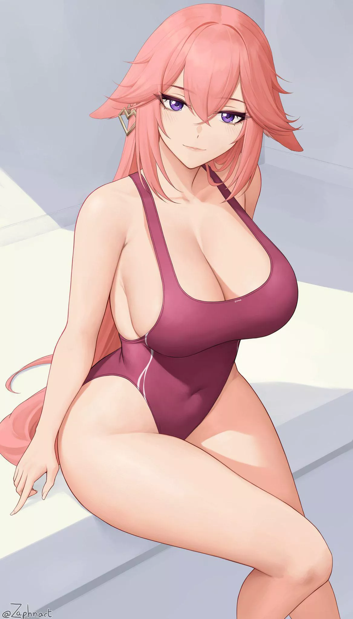 Swimsuit Yae [Genshin Impact]